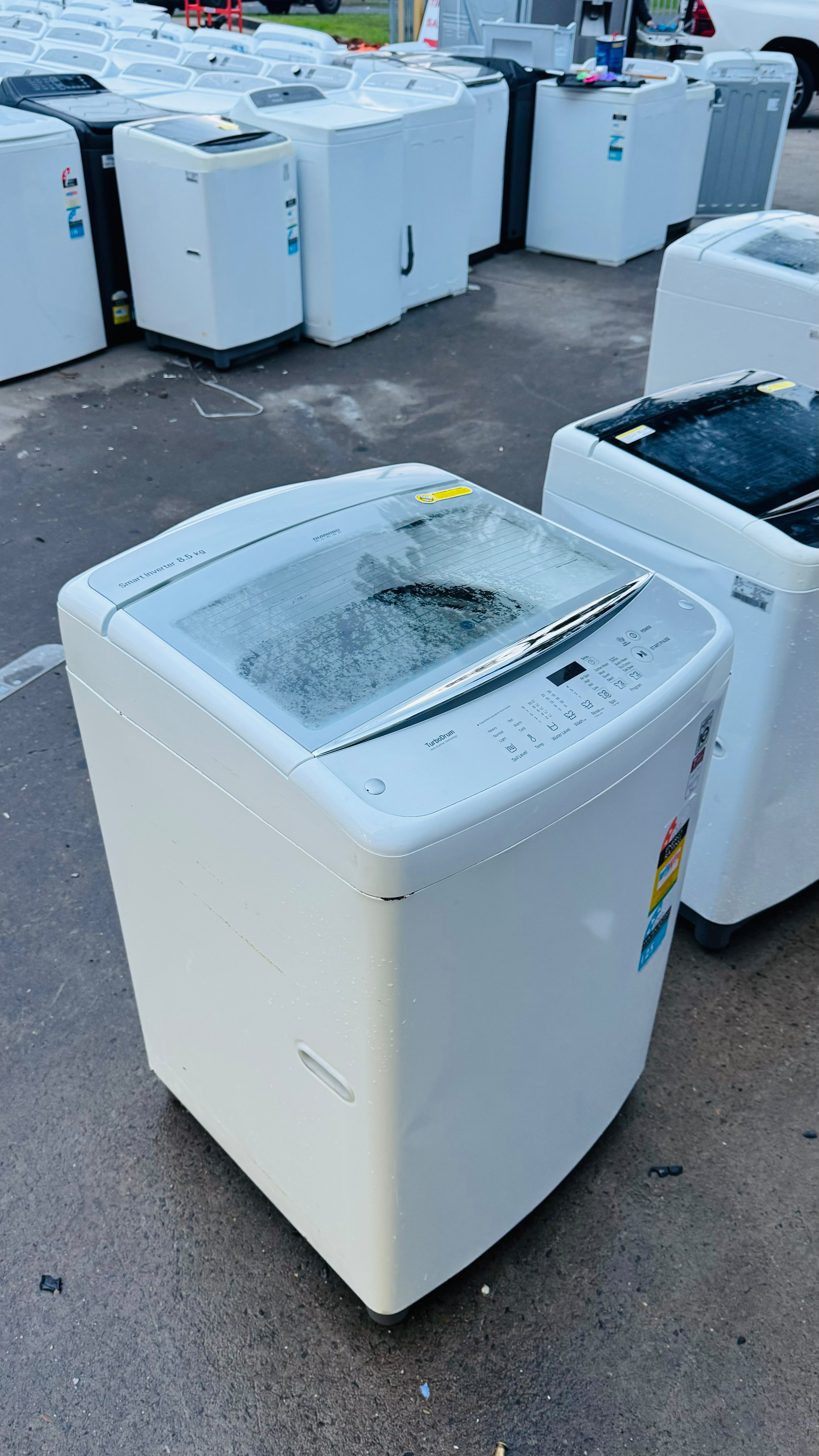 LG 8.5KGS TOP LOADER WASHING MACHINE