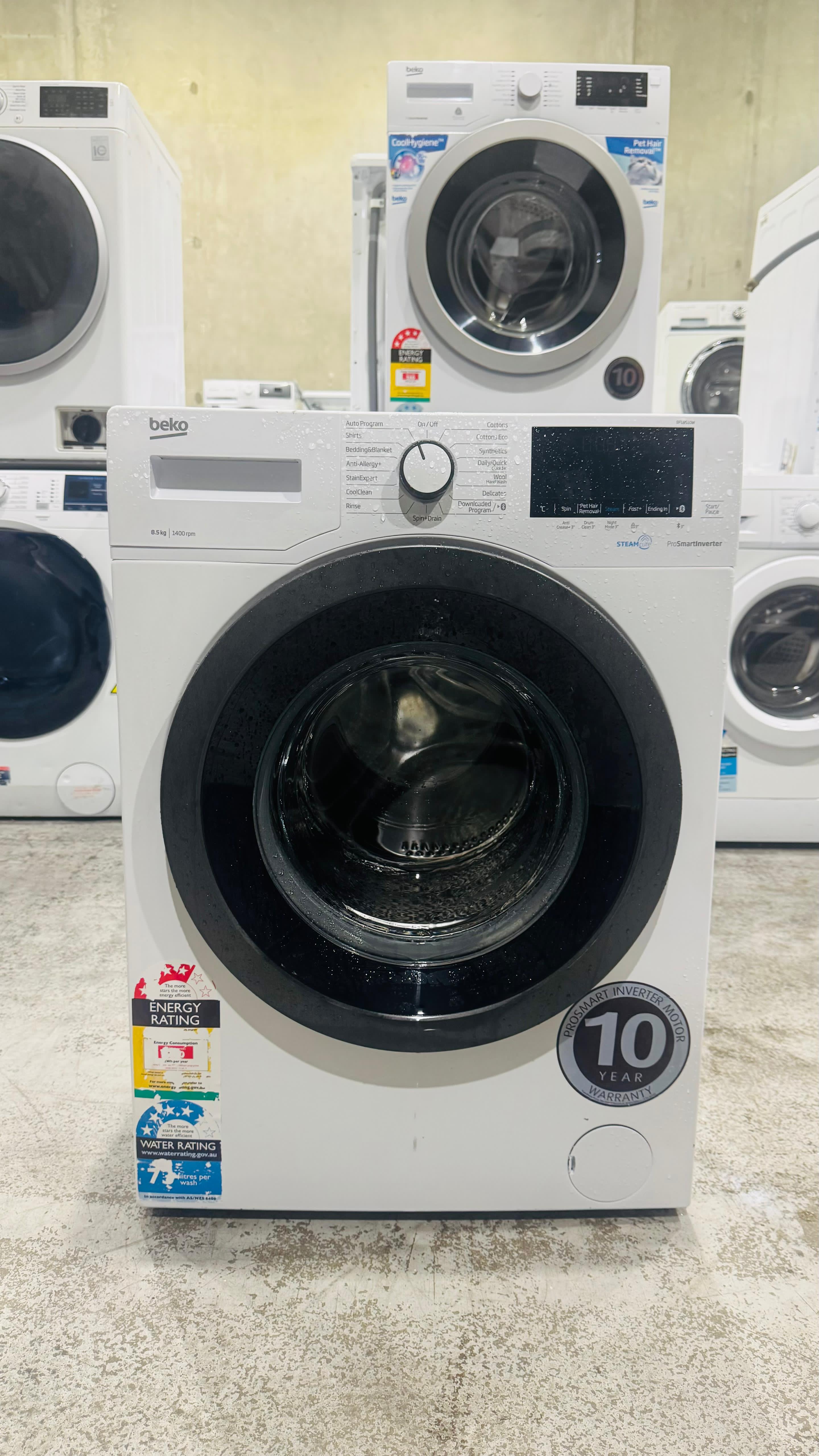 BEKO 8.5 KGS FRONT LOADER WASHING MACHINE