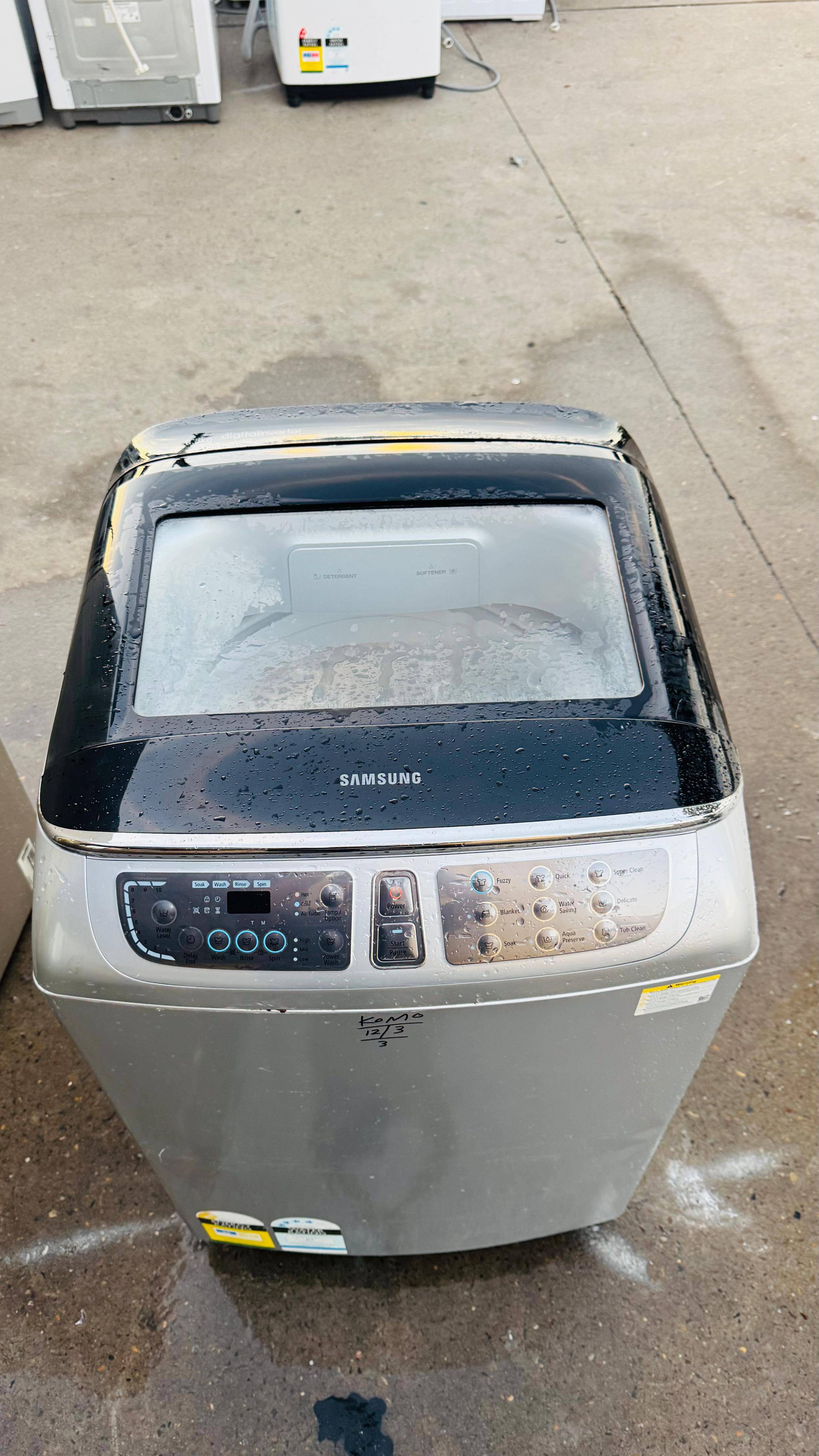 SAMSUNG 8.5KGS TOP LOADER WASHING MACHINE