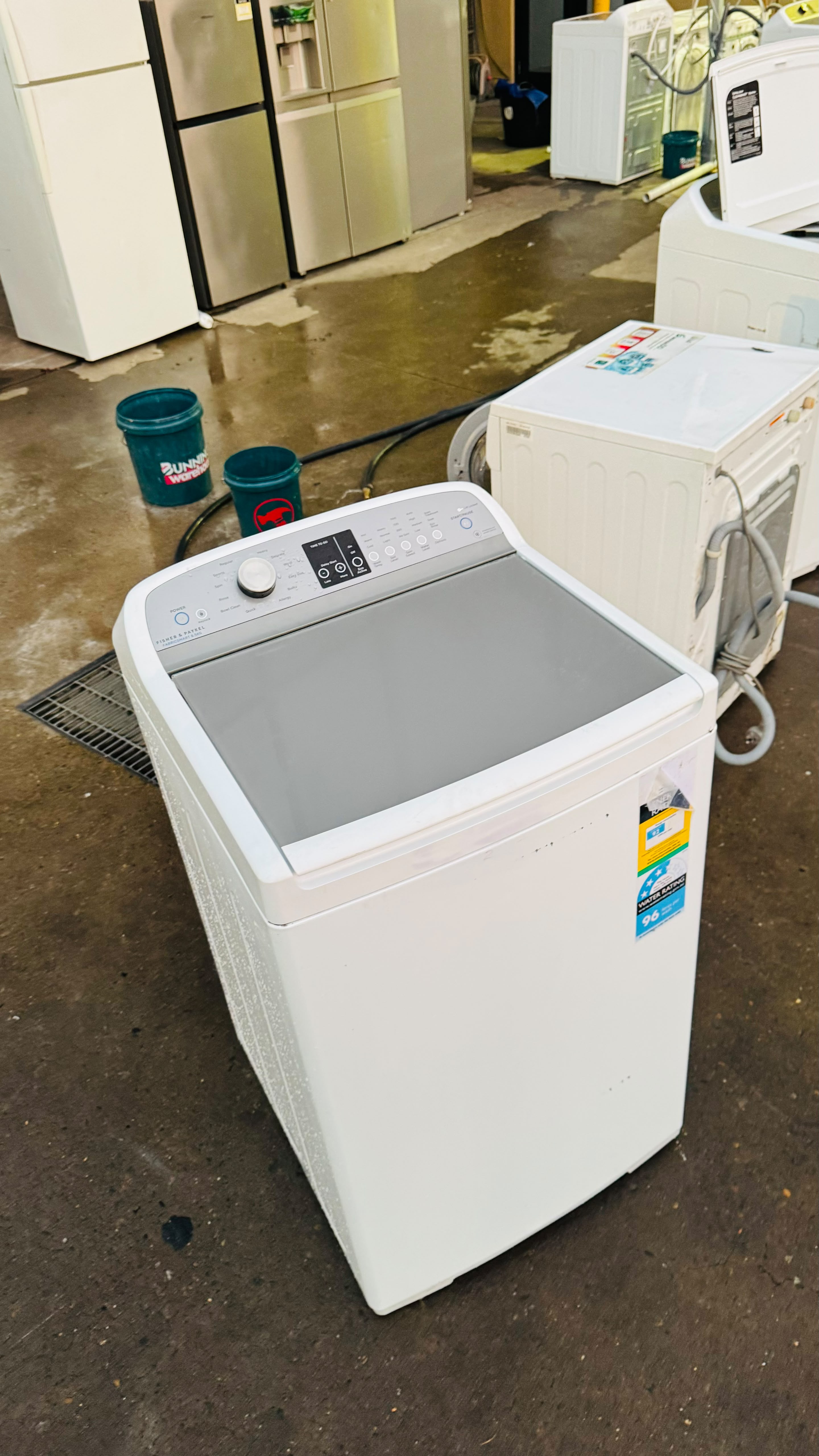 FISHER AND PAYKEL 8.5KGS TOP LOADER WASHING MACHINE