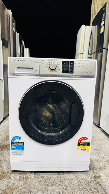 FISHER AND PAYKEL 10KGS FRONT LOADER WASHING MACHINE