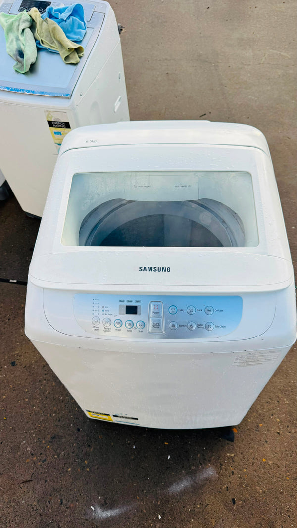 SAMSUNG 6.5KGS TOP LOADER WASHING MACHINE