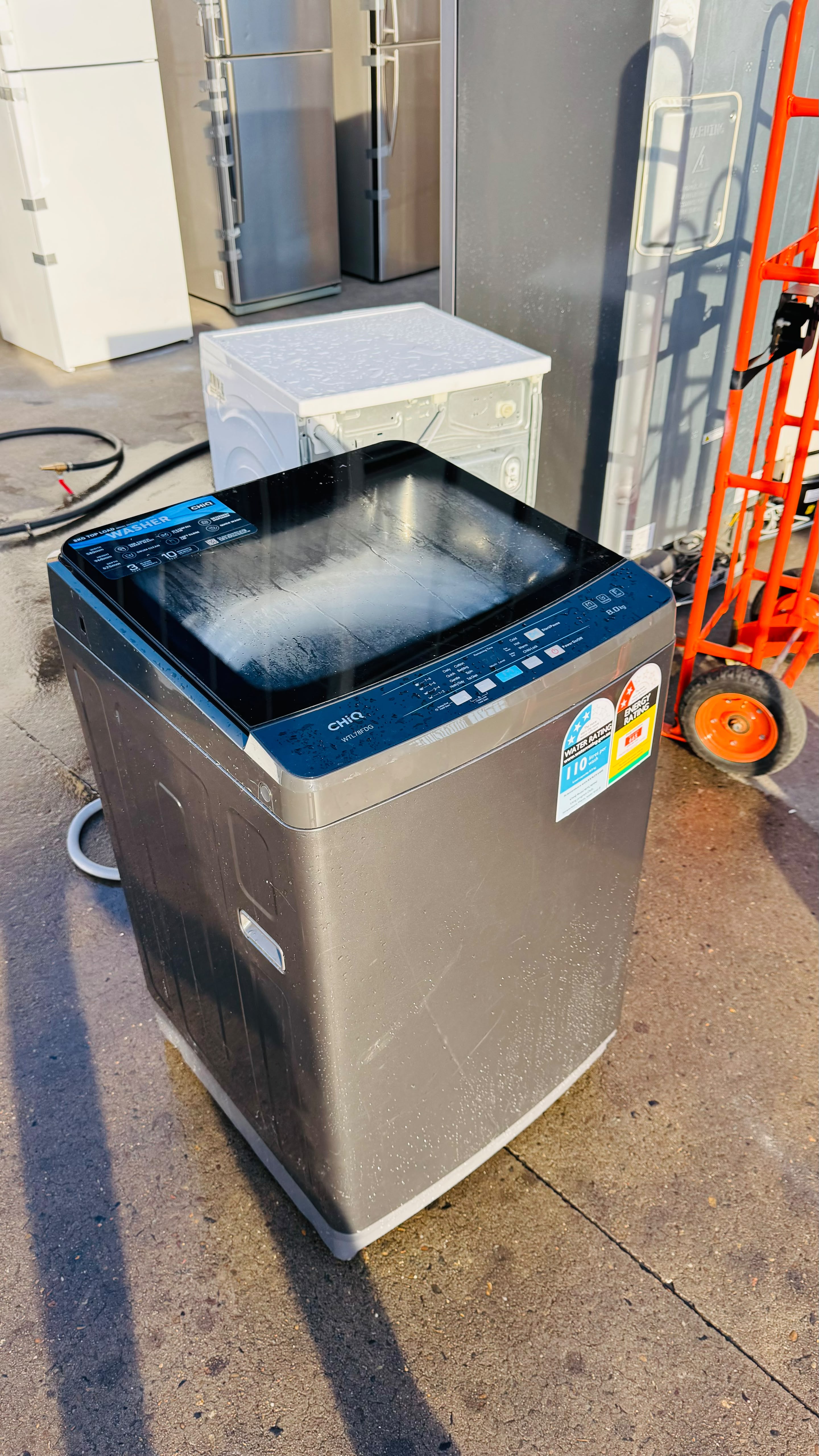 CHIQ 8KGS TOP LOADER WASHING MACHINE