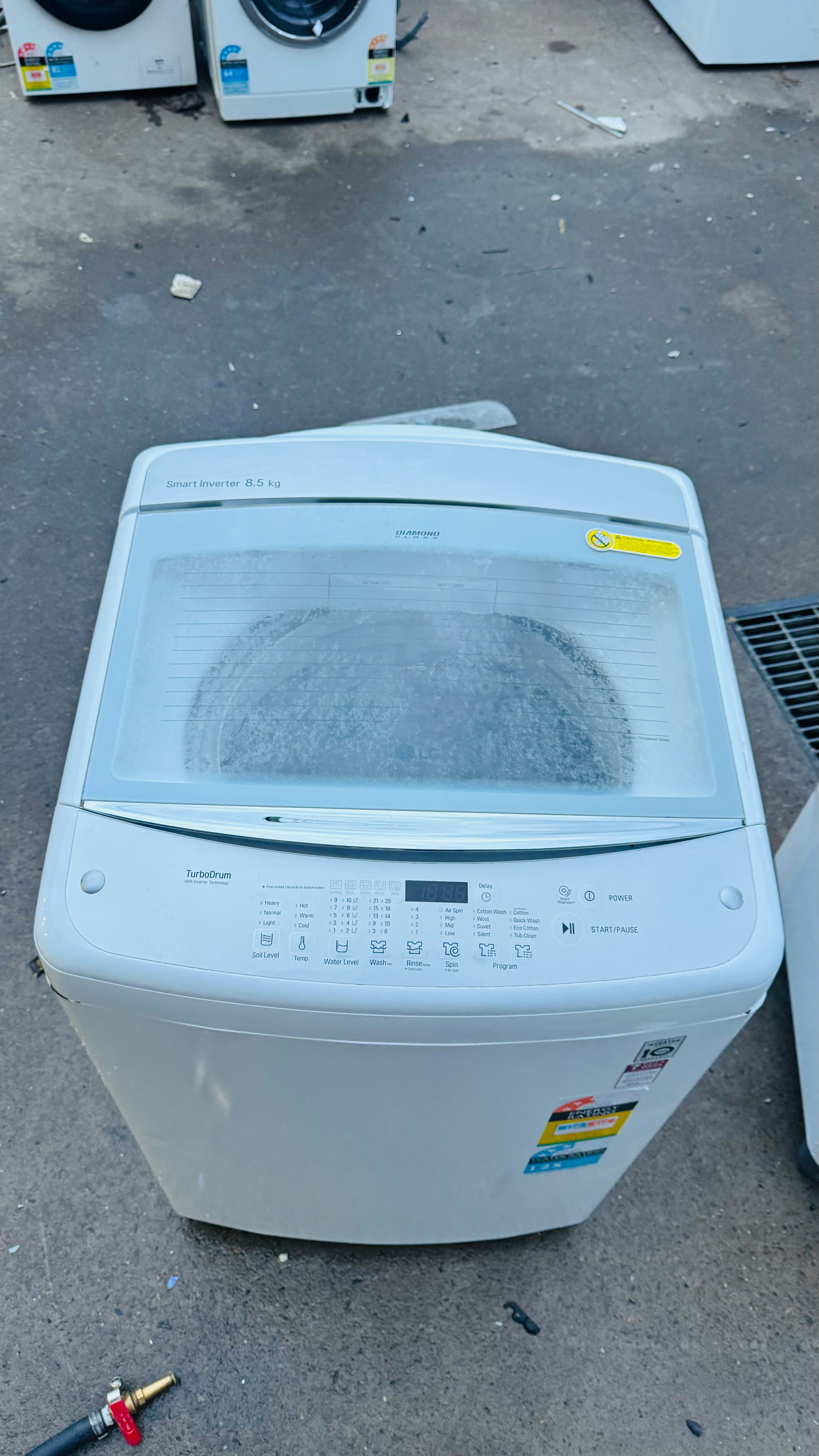 LG 8.5KGS TOP LOADER WASHING MACHINE