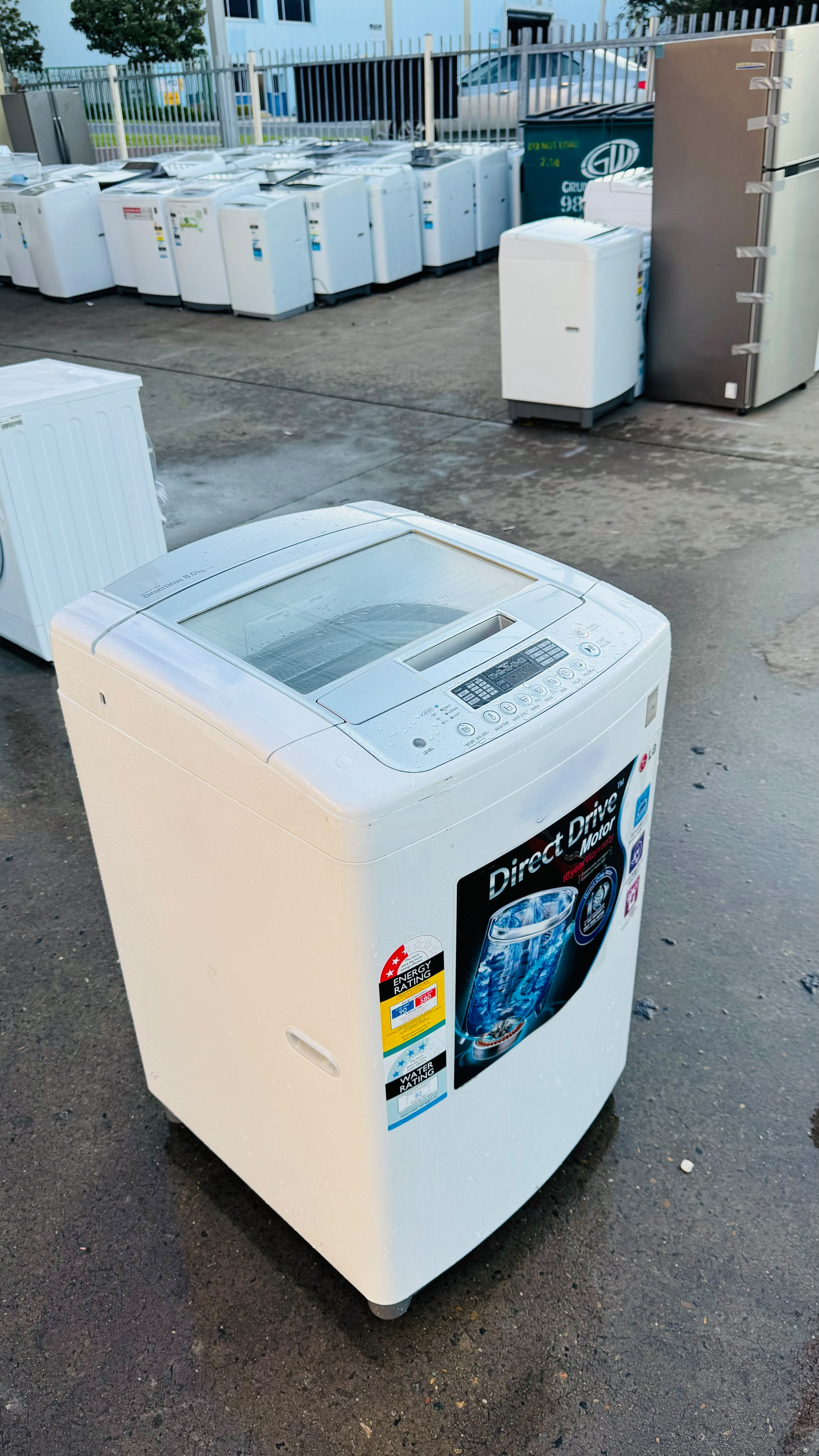LG 8KGS TOP LOADER WASHING MACHINE