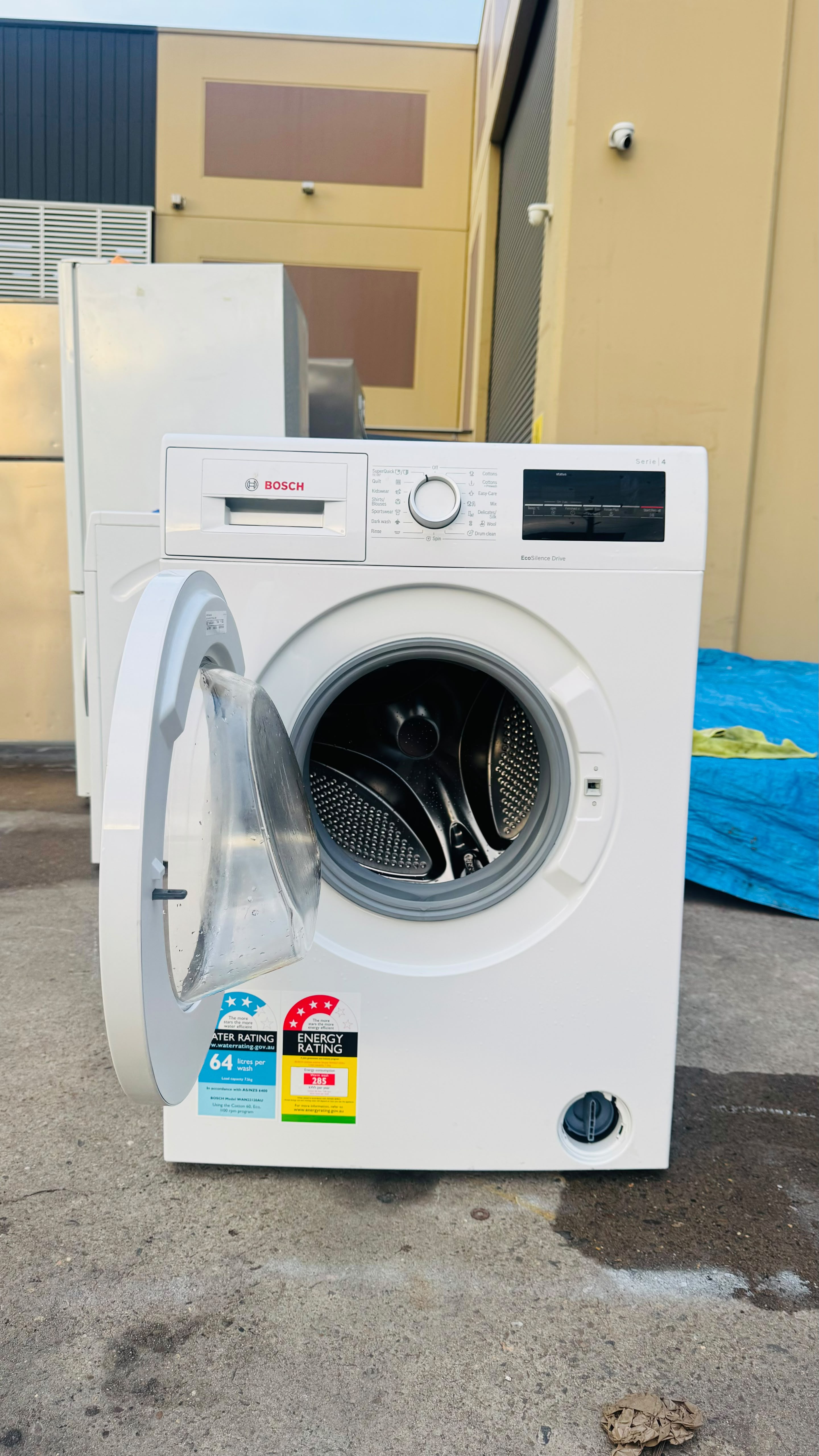 BOSCH 7.5KGS FRONT LOADER WASHING MACHINE