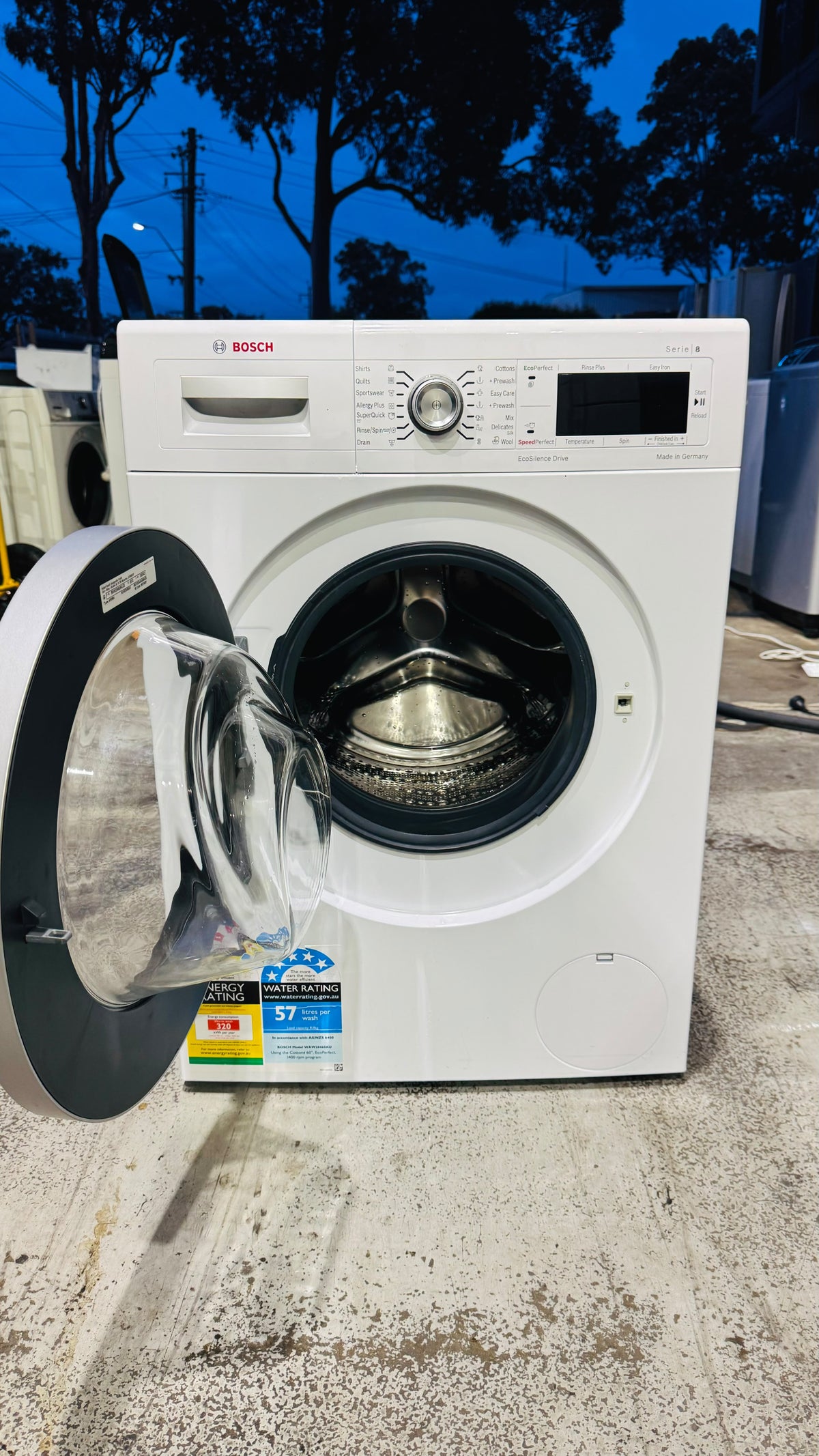 BOSCH 8KGS FRONT LOADER WASHING MACHINE