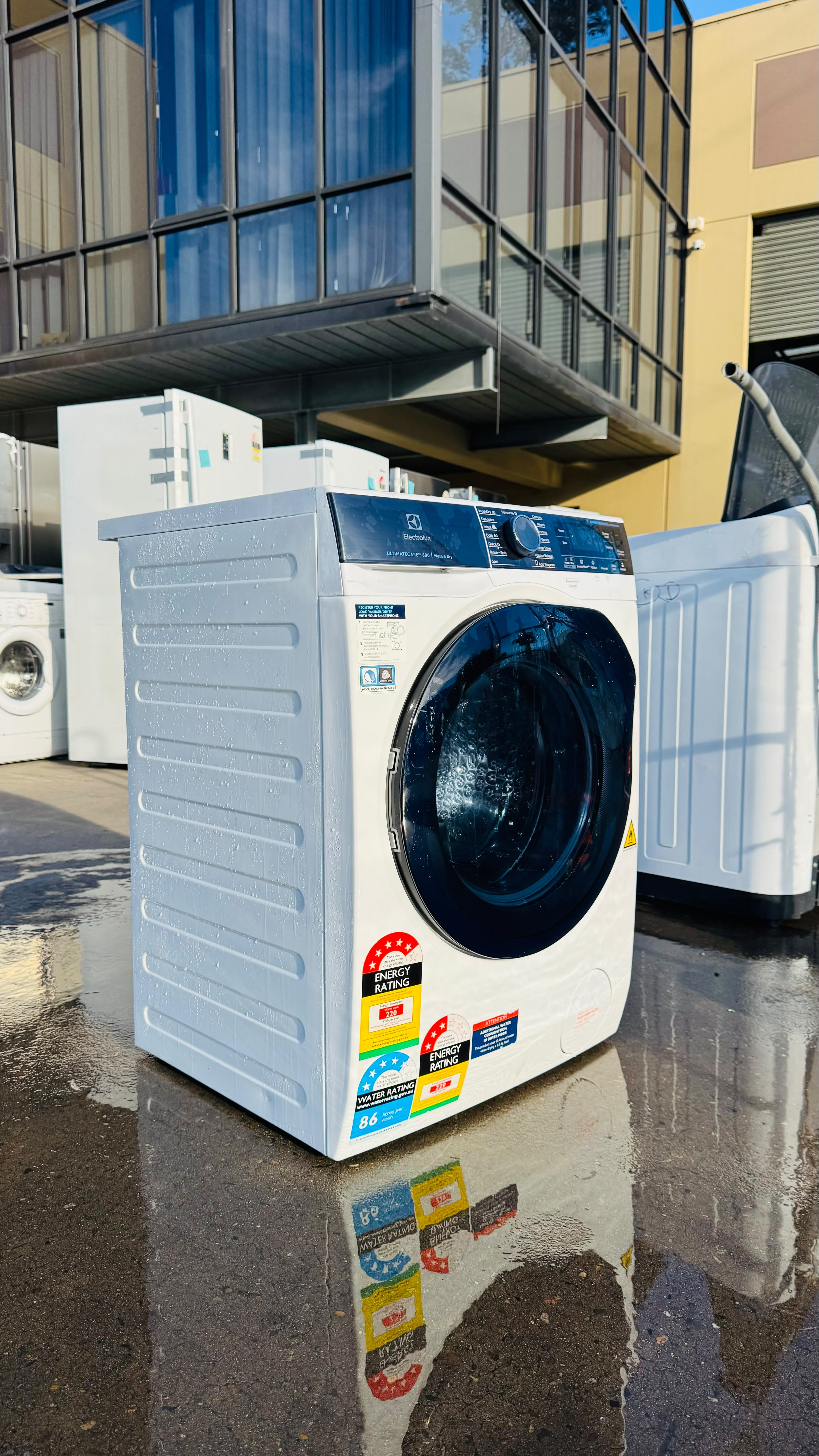 ELECTROLUX 10KGS FRONT LOADER WASHING MACHINE
