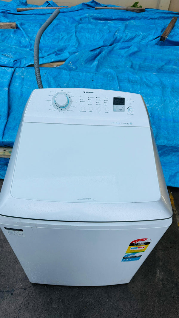 SIMPSON 10KGS TOP LOADER WASHING MACHINE