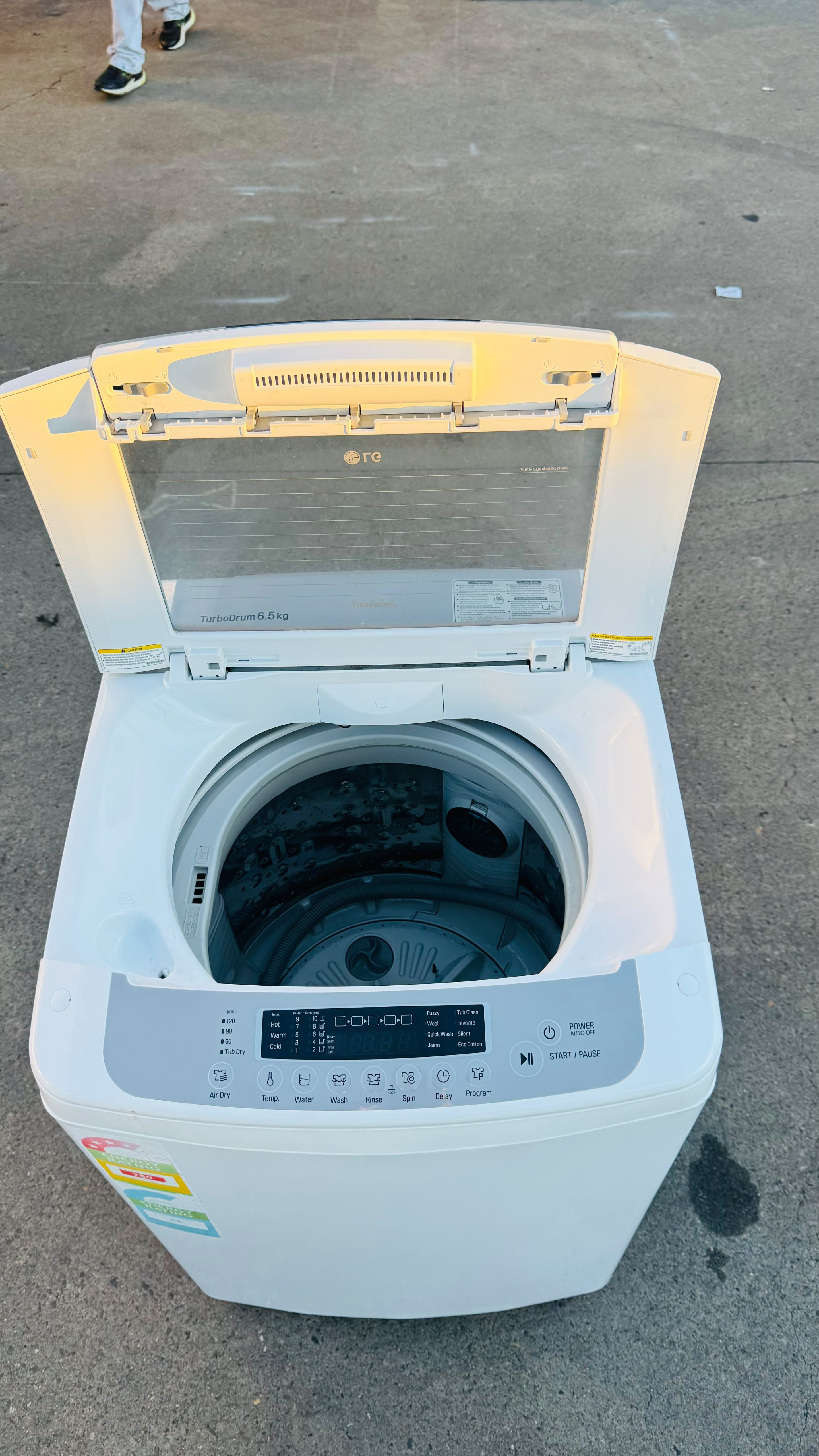 LG 6.5KGS TOP LOADER WASHING MACHINE