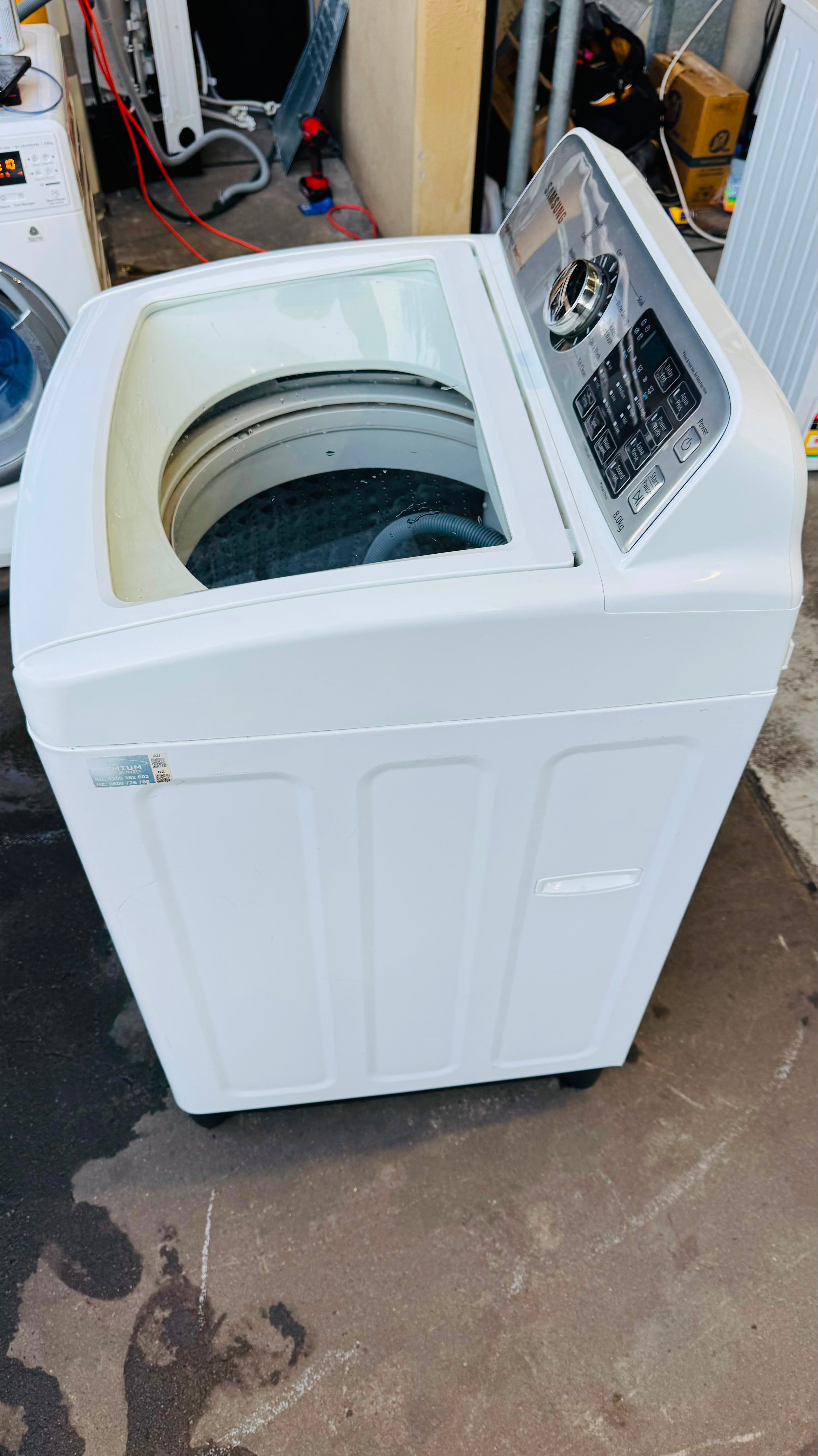 SAMSUNG 8KGS TOP LOADER WASHING MACHINE