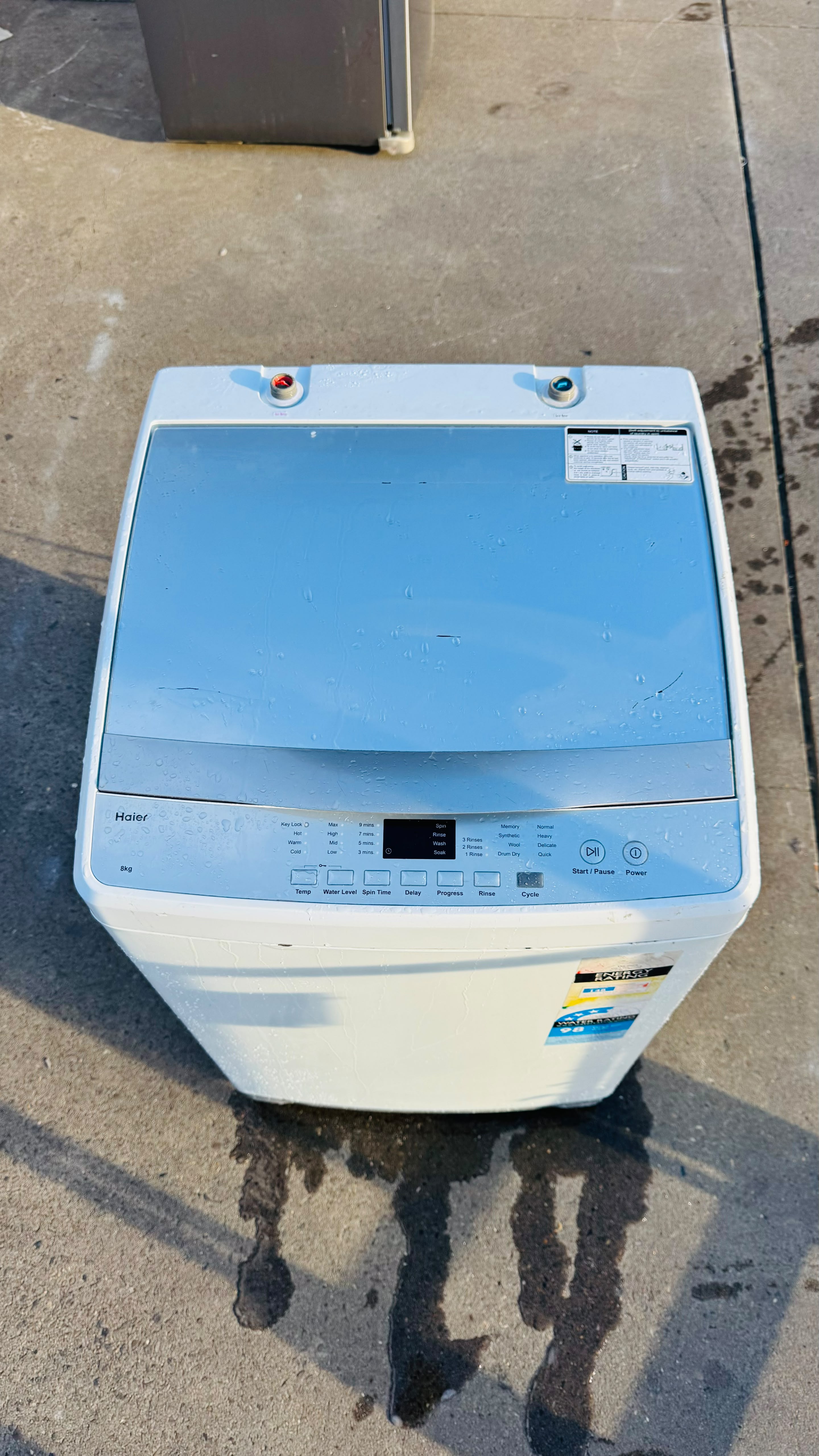 HAIER 8KGS TOP LOADER WASHING MACHINE