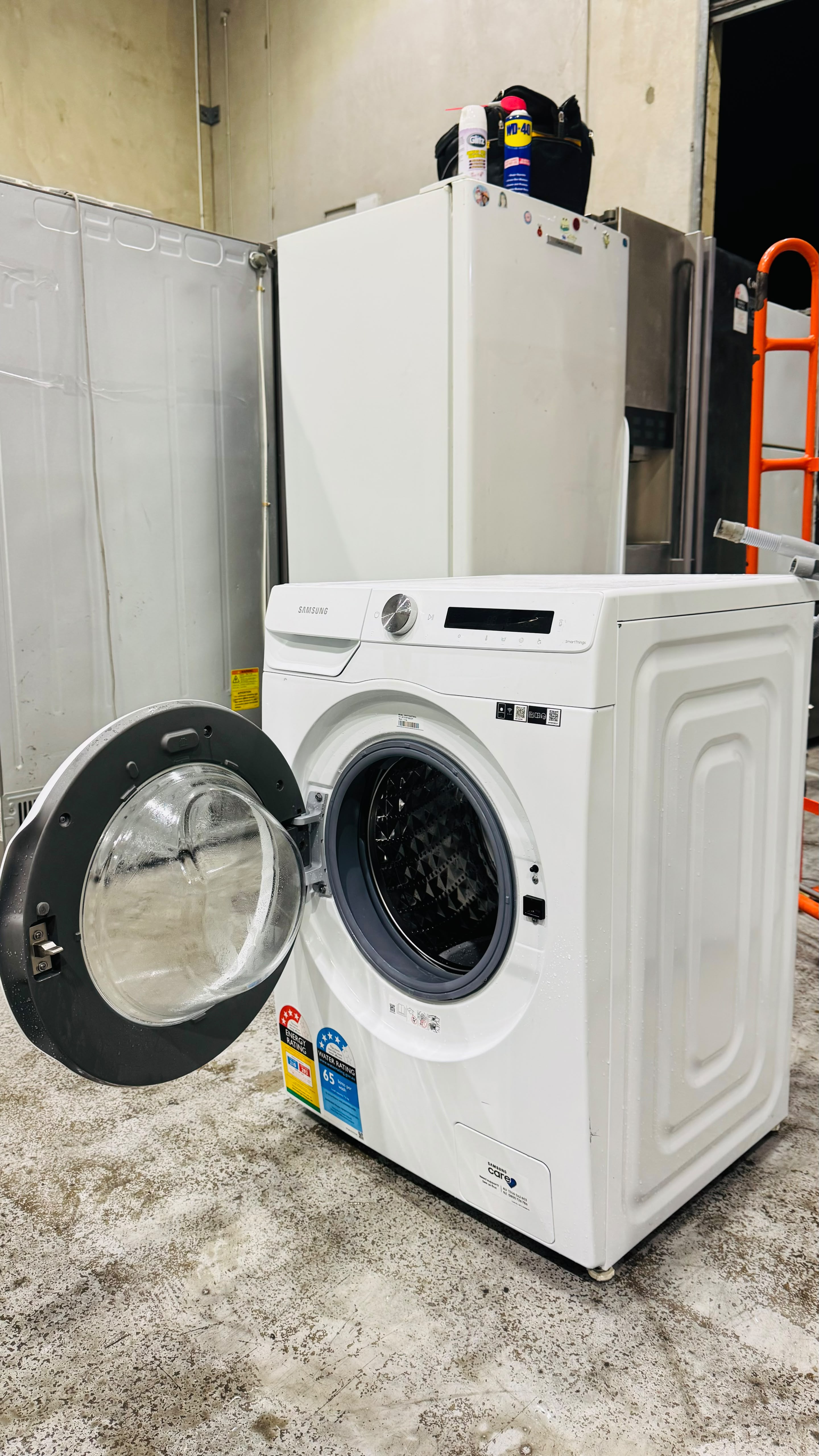 SAMSUNG 7.5KGS FRONT LOADER WASHING MACHINE