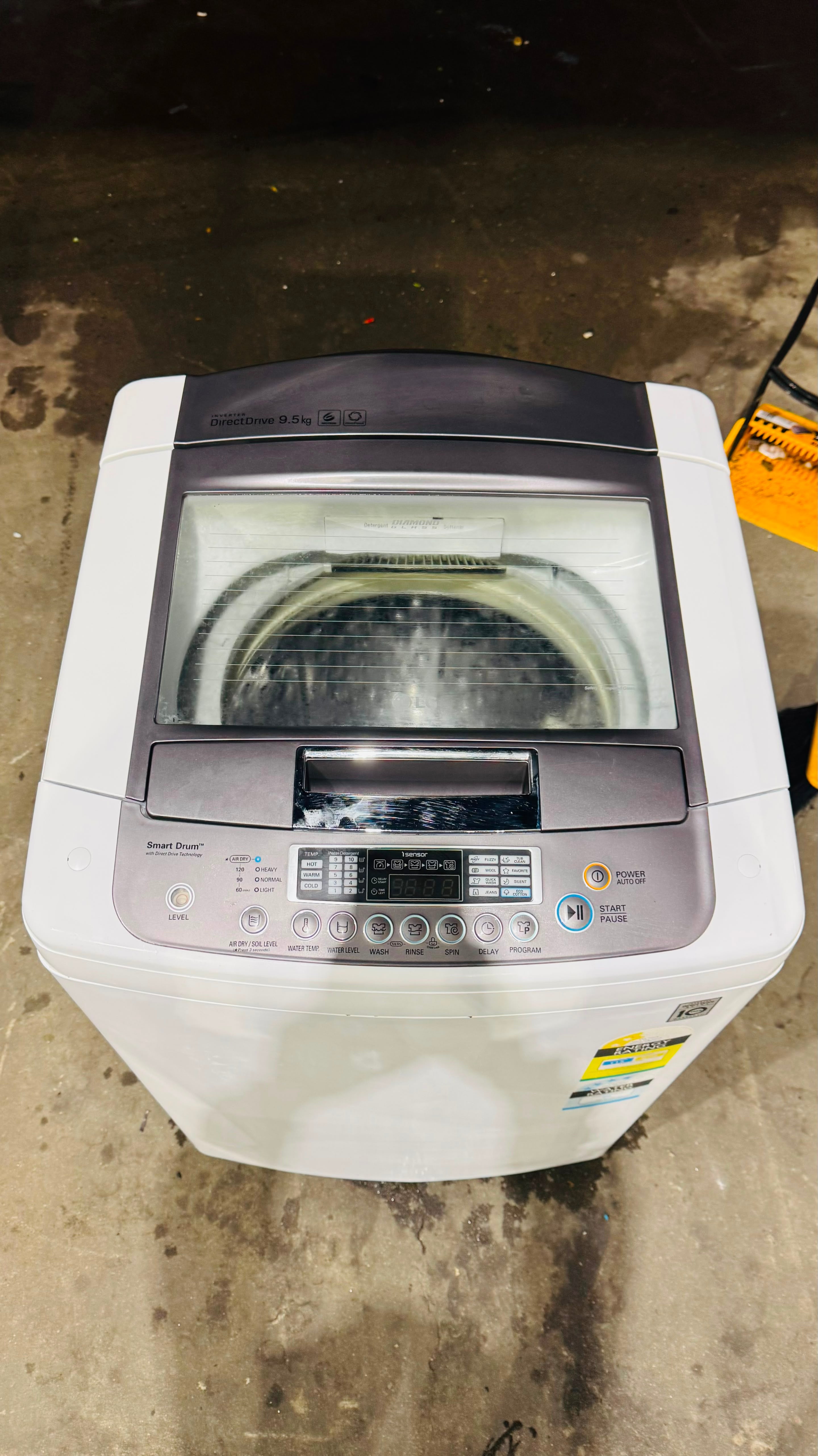 LG 9.5KGS TOP LOADER WASHING MACHINE