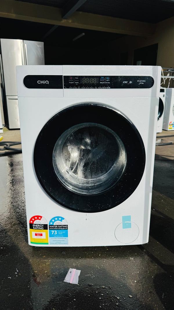 CHIQ 8.5KGS FRONT LOADER WASHING MACHINE