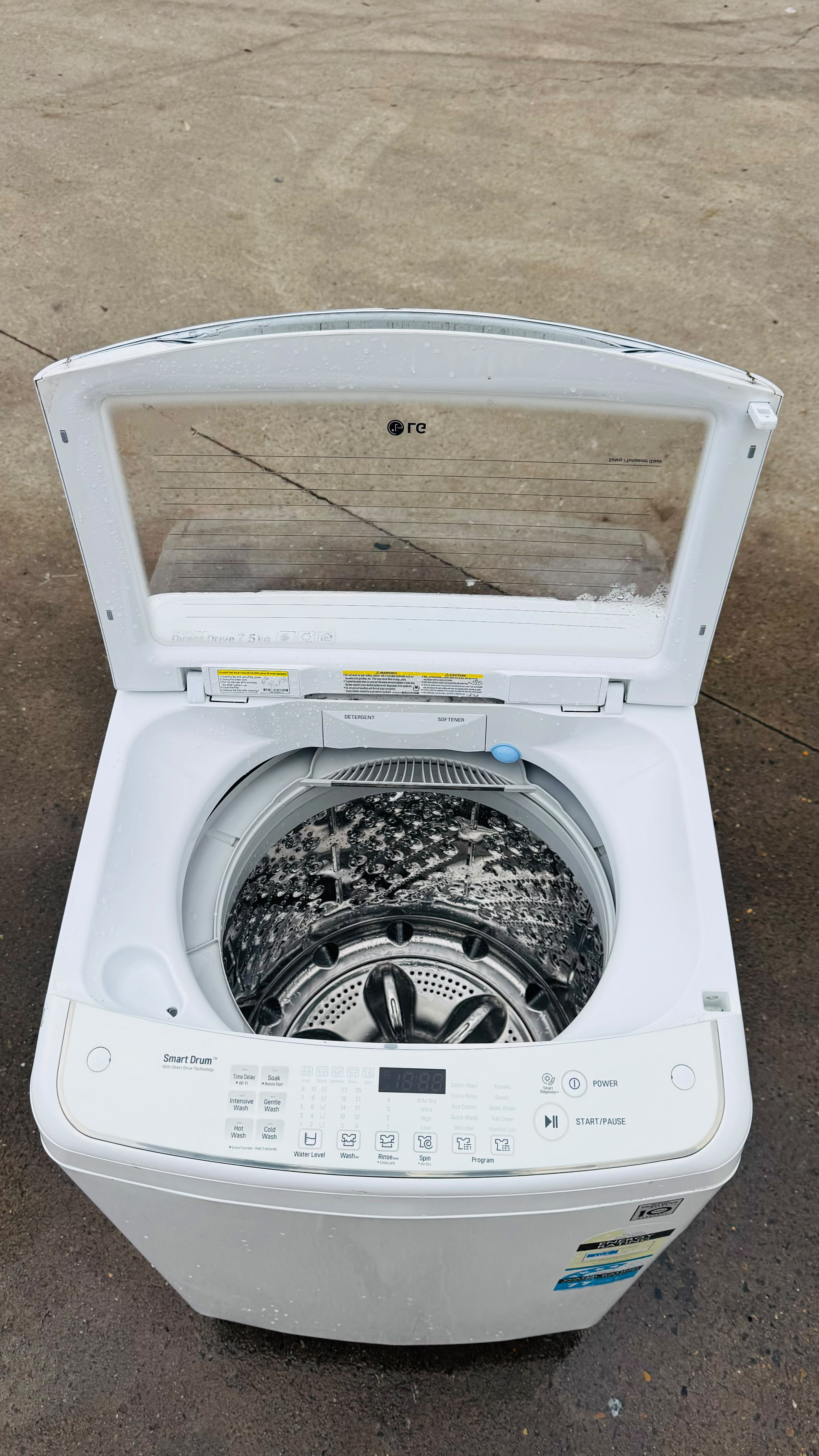 LG 7.5KGS TOP LOADER WASHING MACHINE