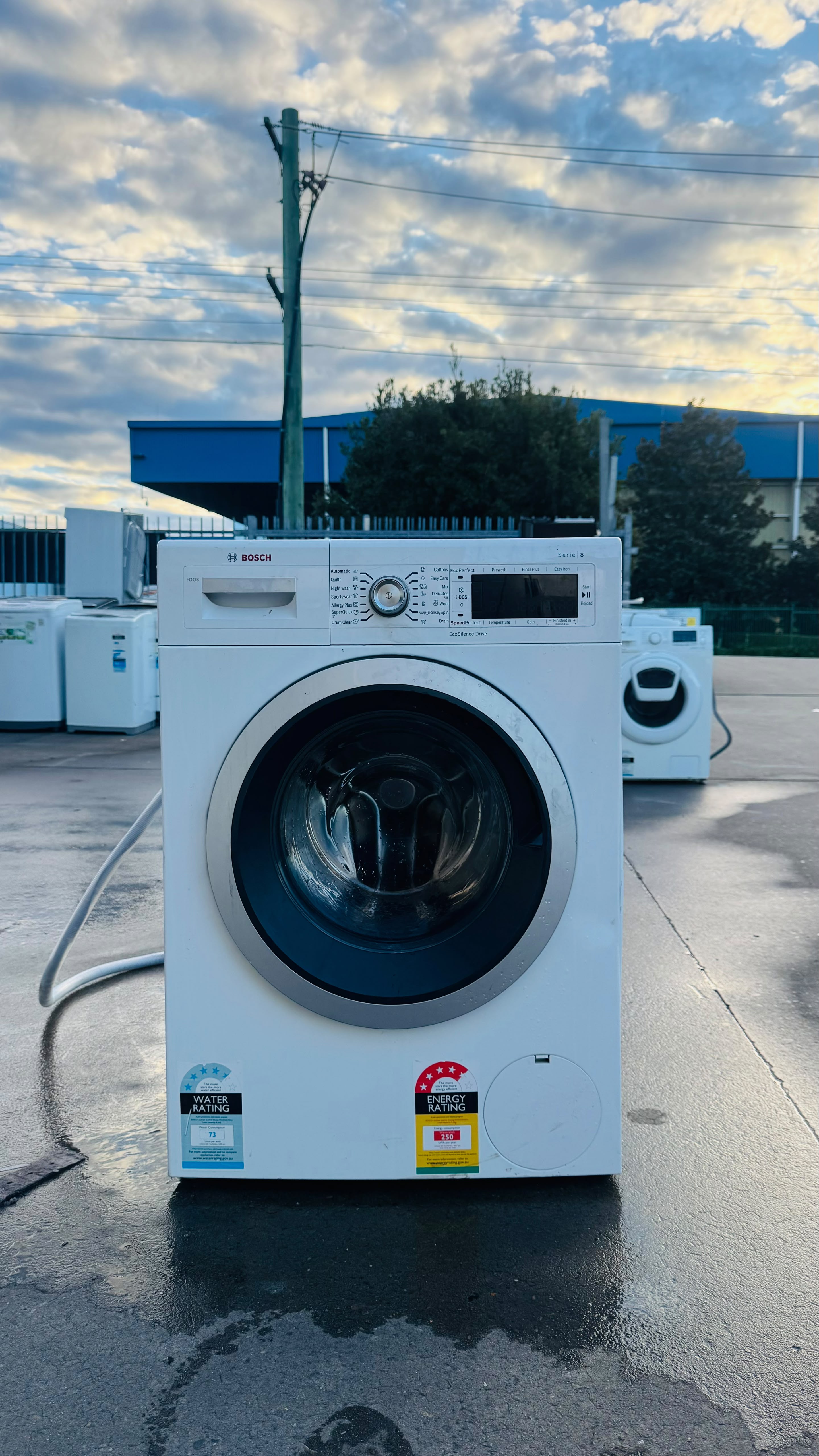 BOSCH 8.5KGS FRONT LOADER WASHING MACHINE