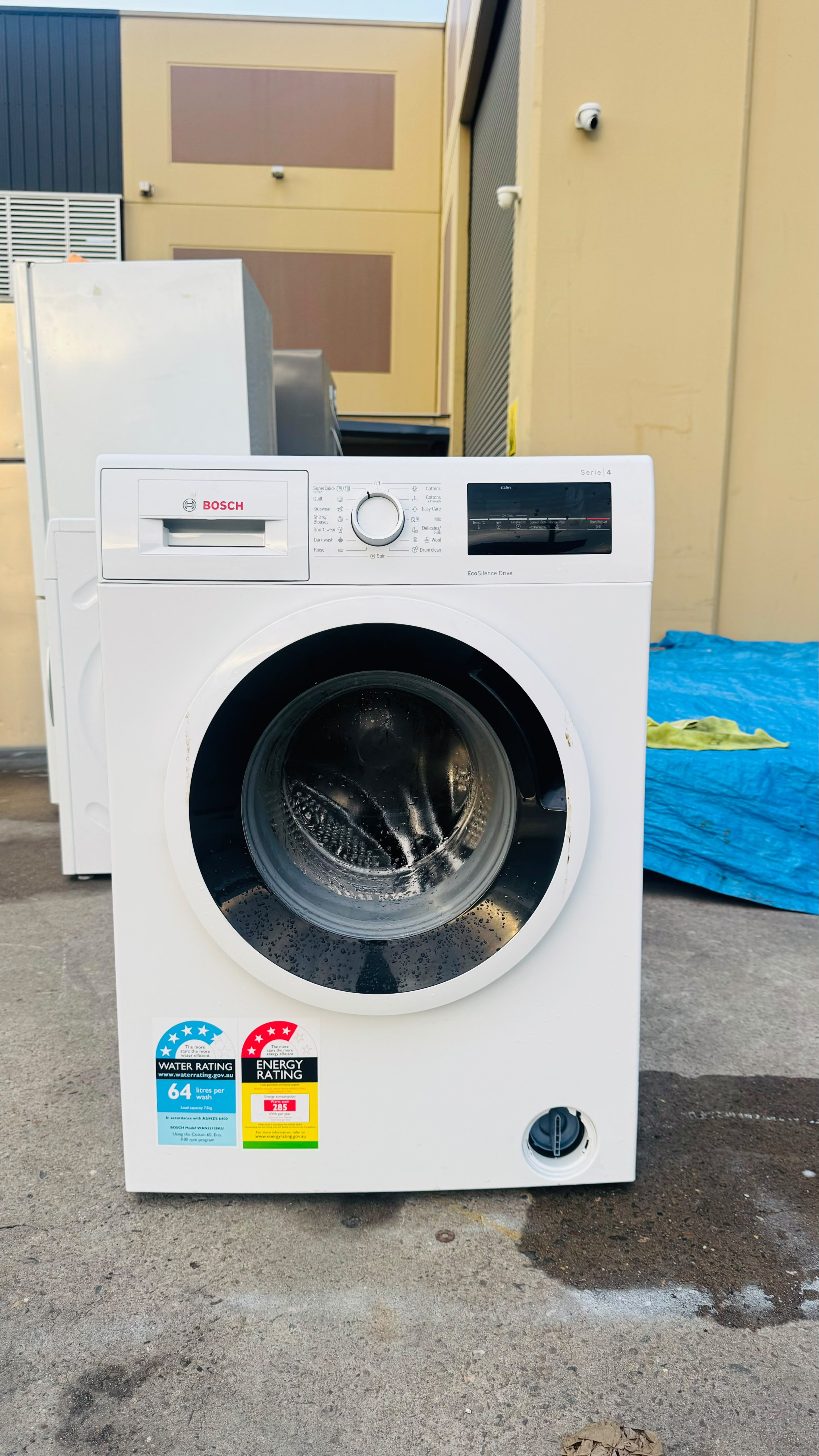 BOSCH 7.5KGS FRONT LOADER WASHING MACHINE