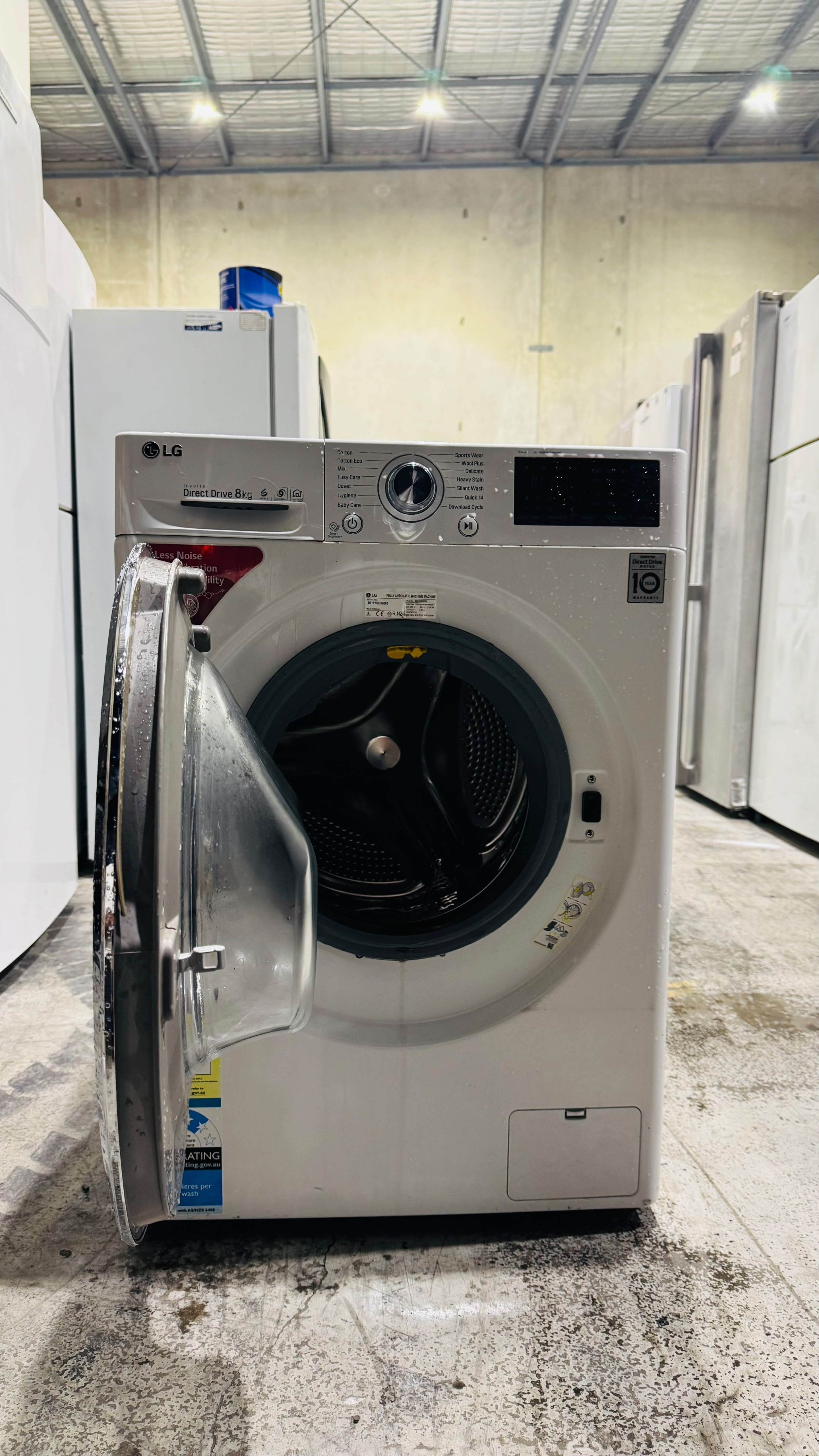 LG 8KGS FRONT LOADER WASHING MACHINE