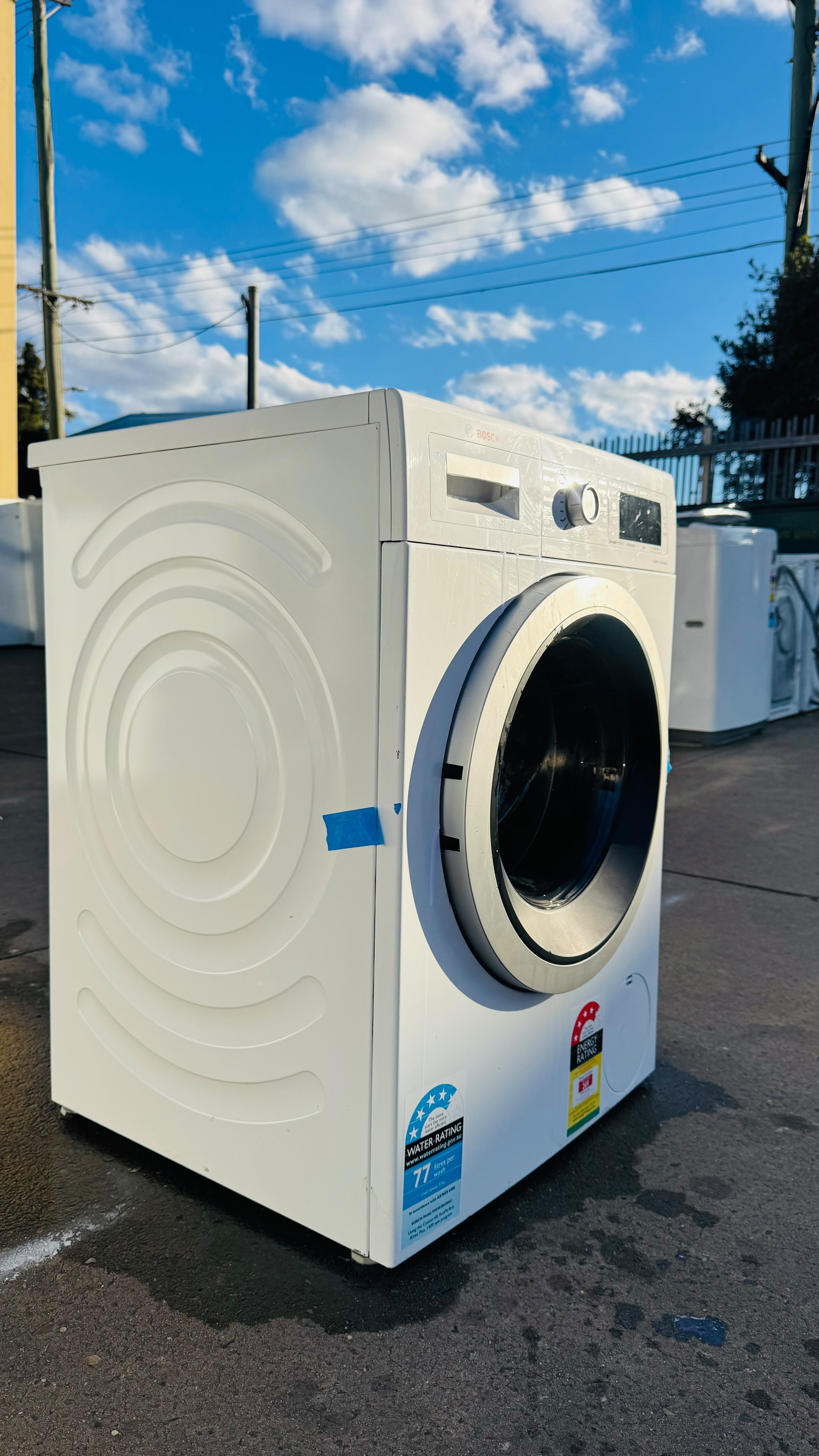 BOSCH 9KGS FRONT LOADER WASHING MACHINE