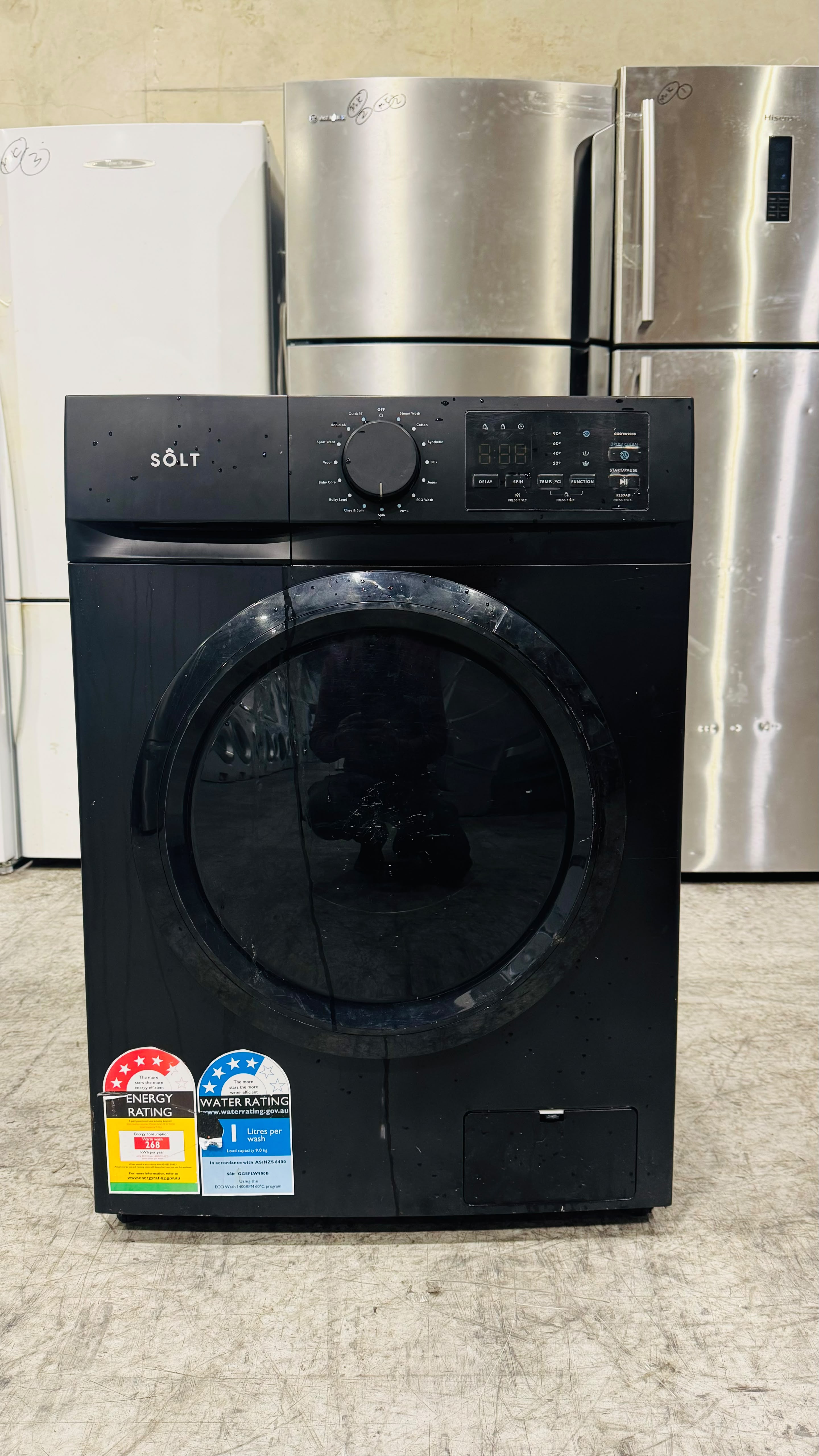 SOLT 9KGS FRONT LOADER WASHING MACHINE