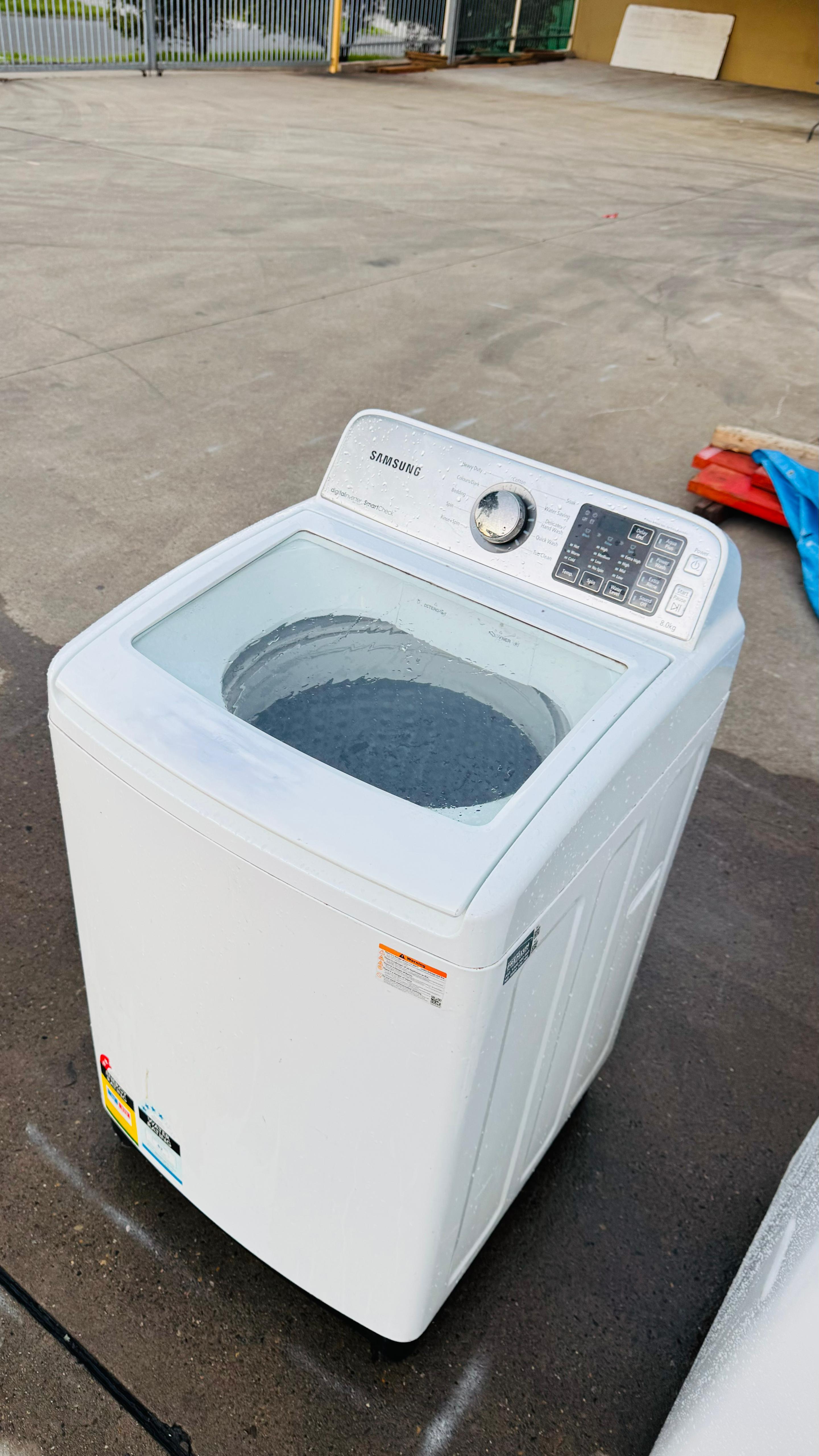 SAMSUNG 8KGS TOP LOADER WASHING MACHINE