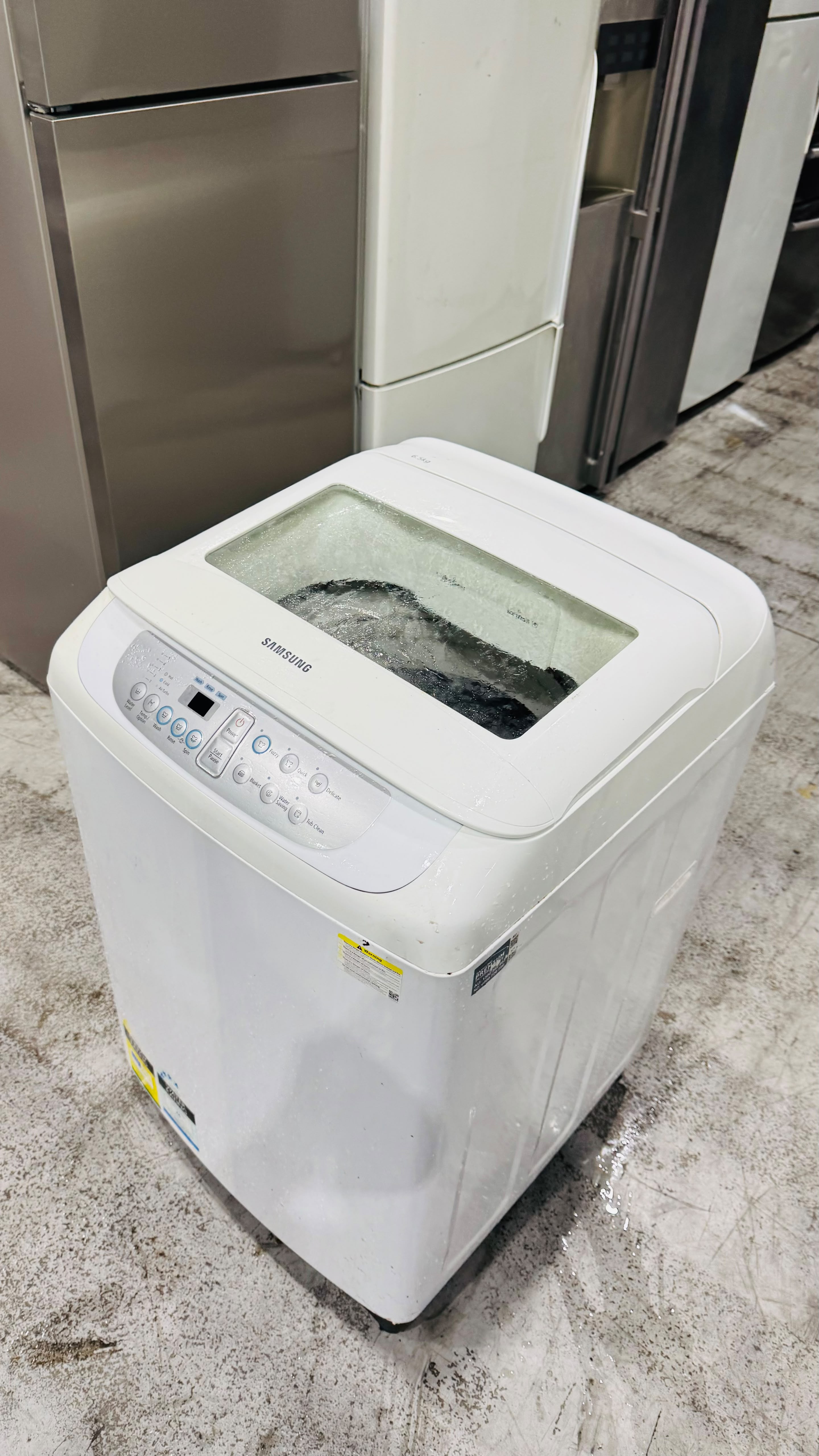 SAMSUNG 6.5KGS TOP LOADER WASHING MACHINE