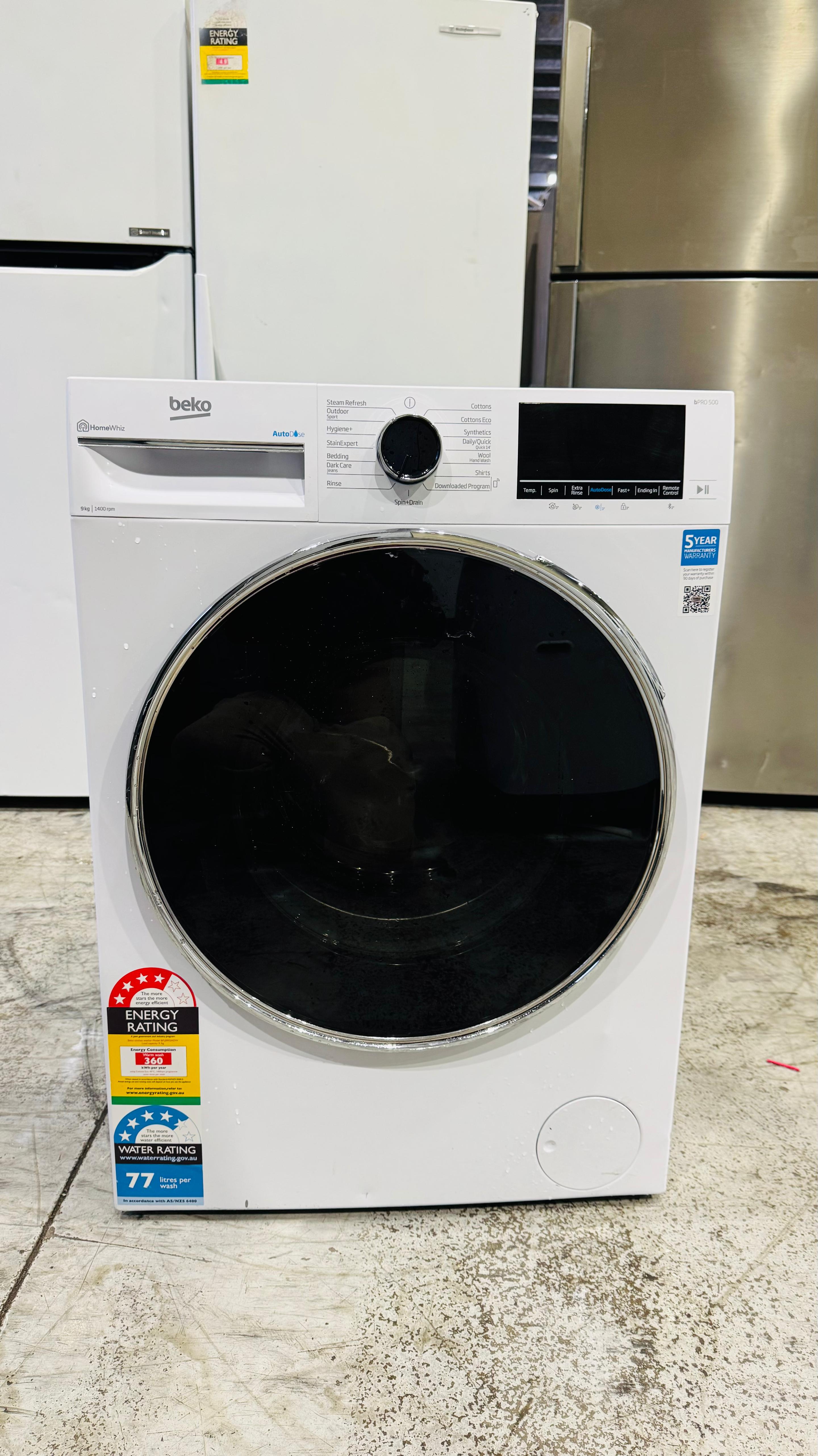 BEKO 9KGS FRONT LOADER WASHING MACHINE