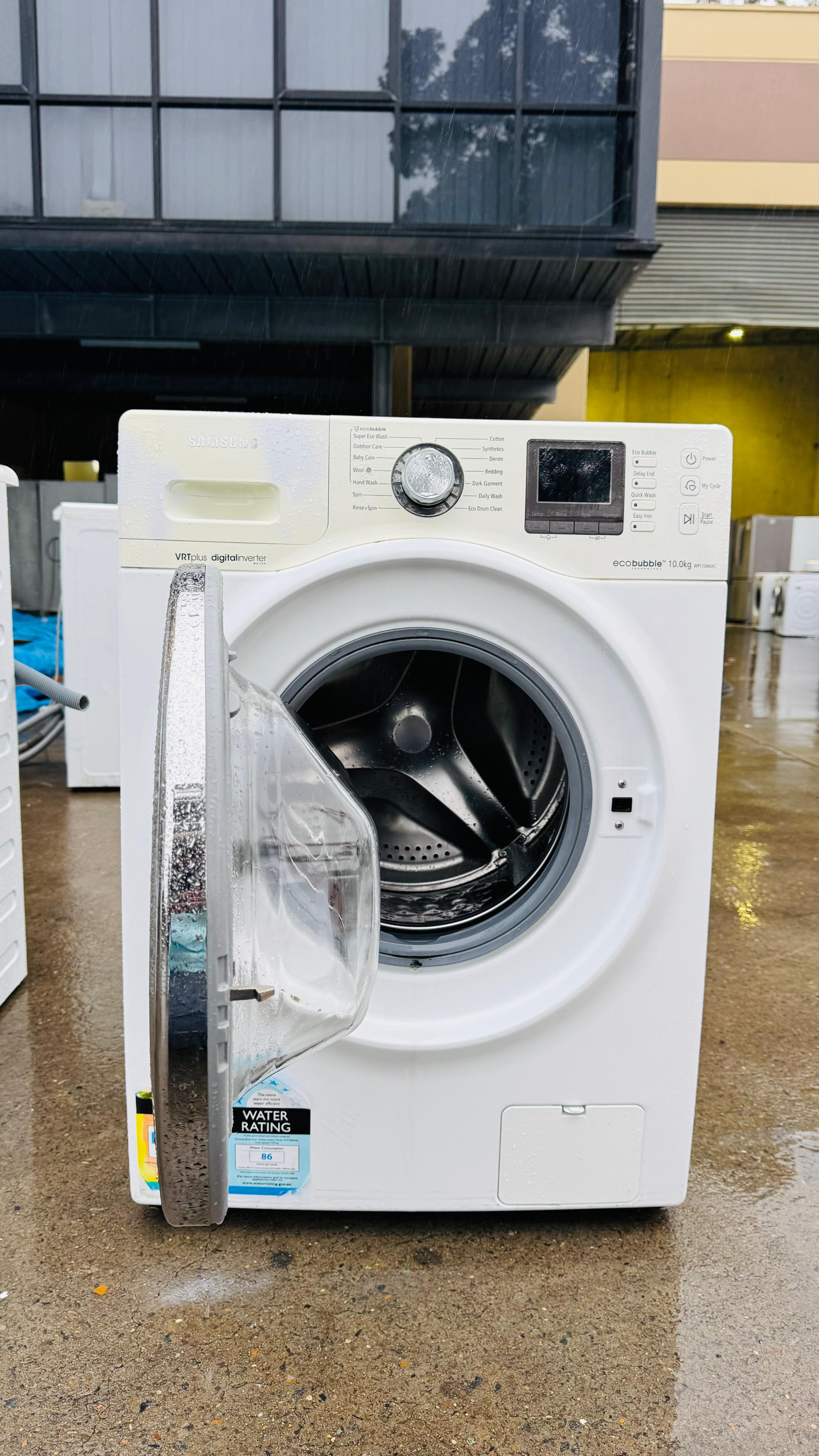 SAMSUNG 10KGS FRONT LOADER WASHING MACHINE