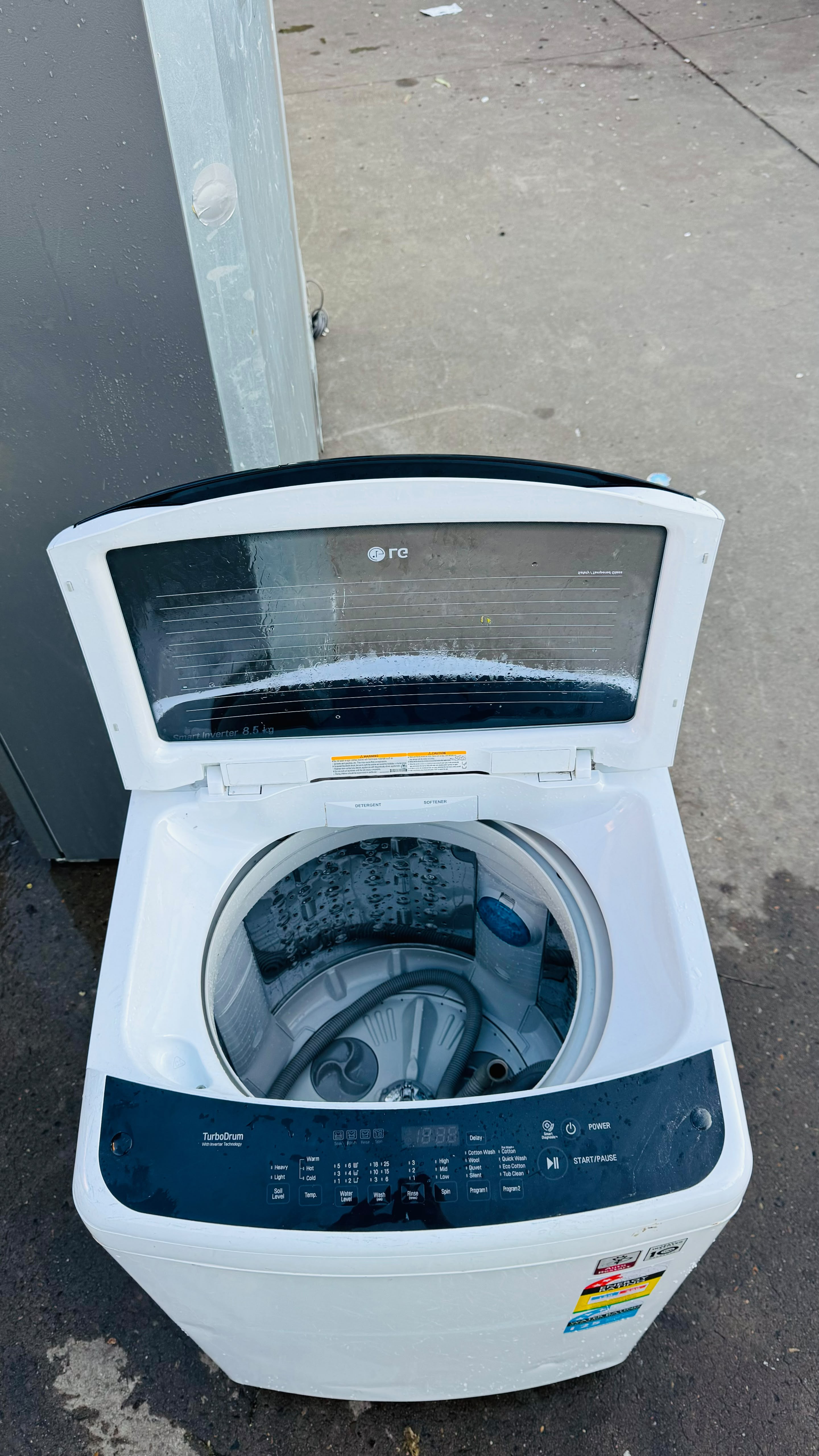 LG 8.5KGS TOP LOADER WASHING MACHINE
