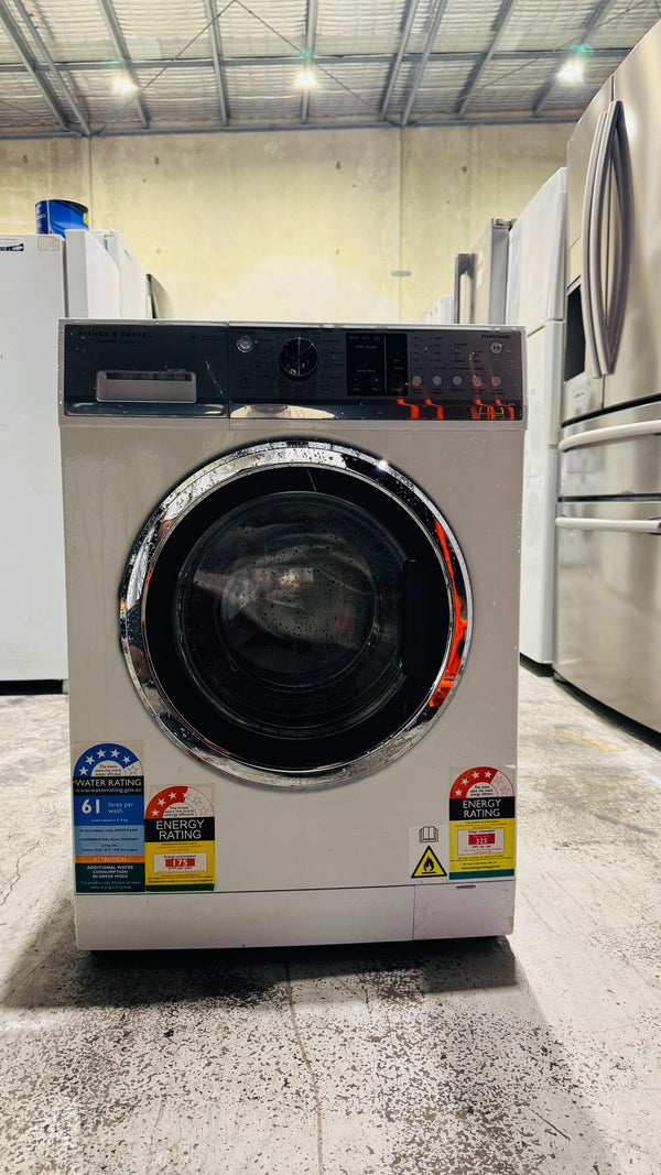 FISHER AND PAYKEL 8.5KGS FRONT LOADER WASHING MACHINE