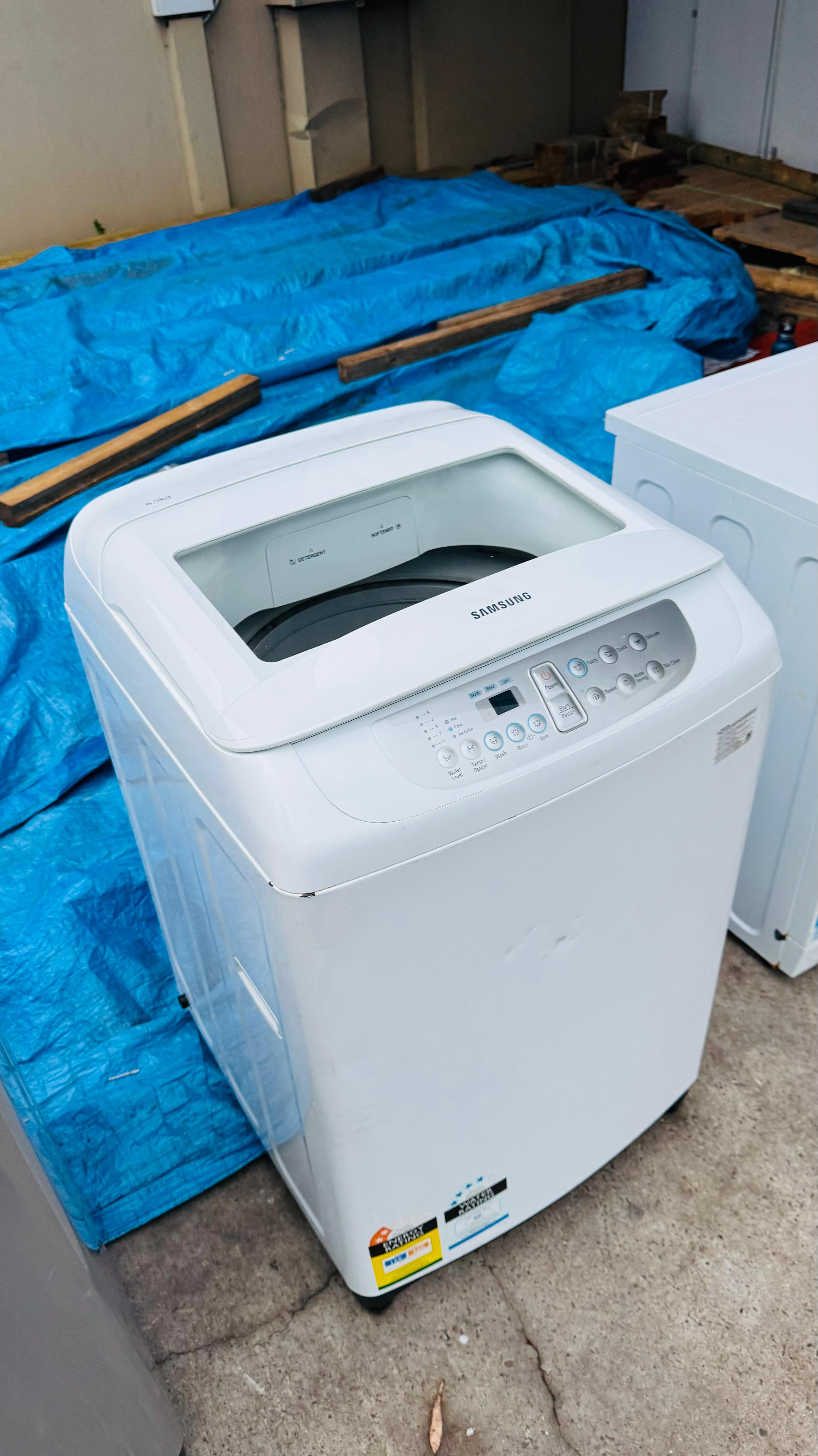 SAMSUNG 6.5KGS TOP LOADER WASHING MACHINE