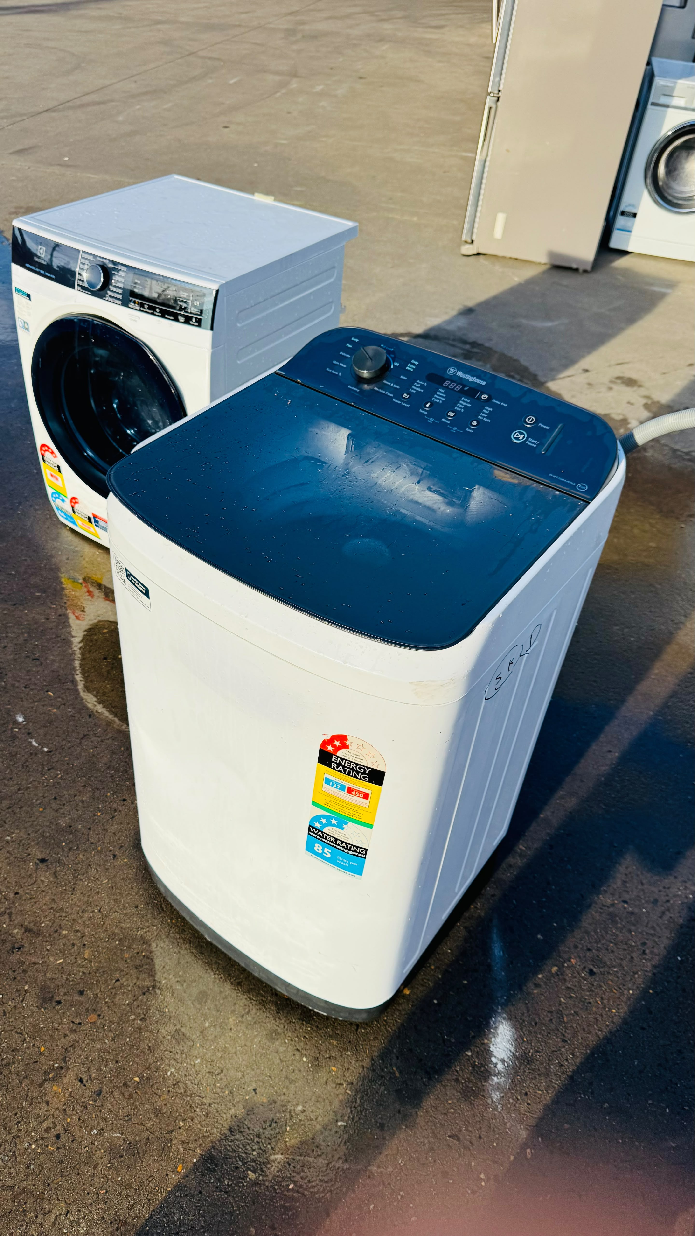 WESTINGHOUSE 7KGS TOP LOADER WASHING MACHINE