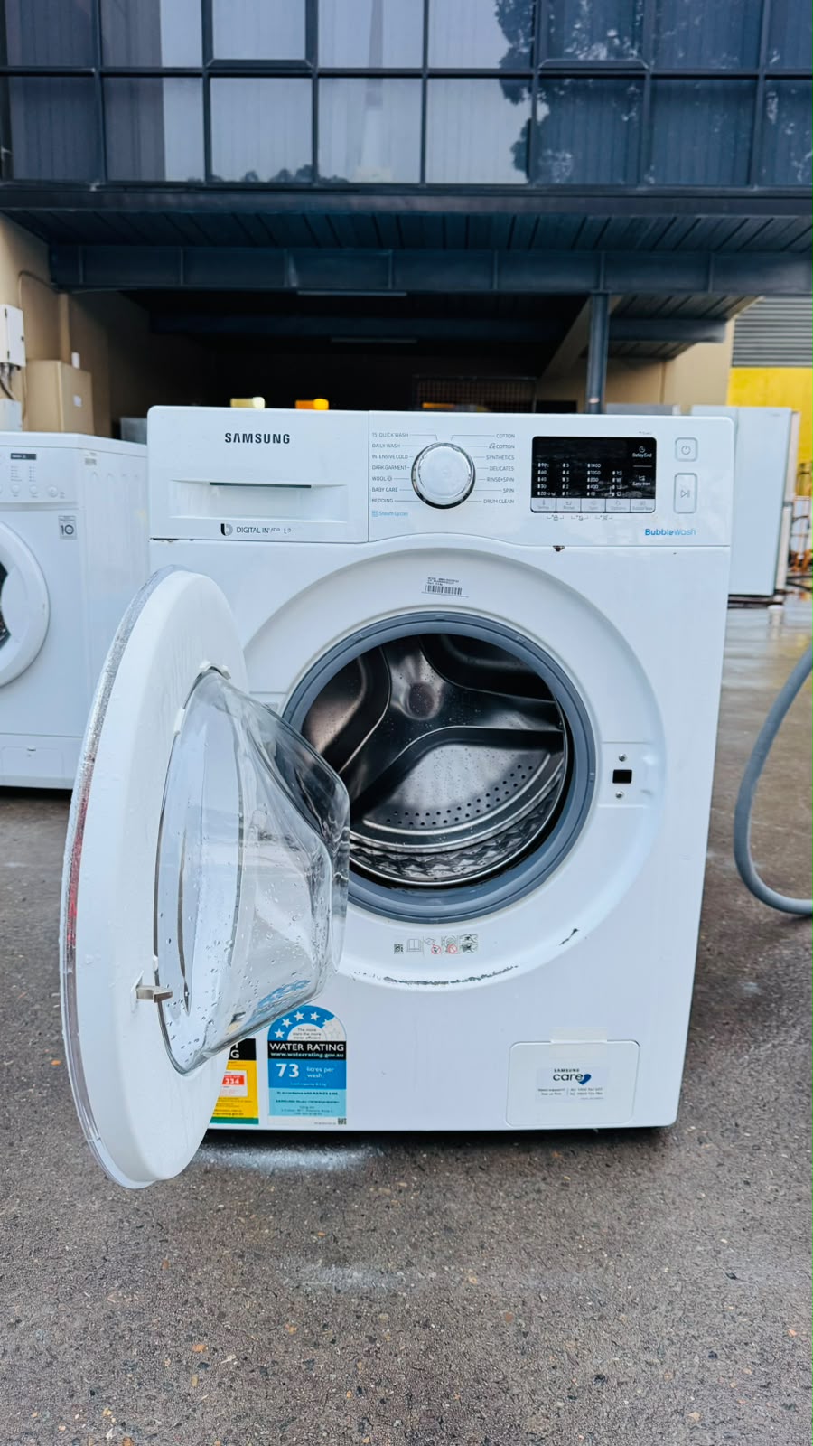 SAMSUNG 8.5KGS FRONT LOADER WASHING MACHINE
