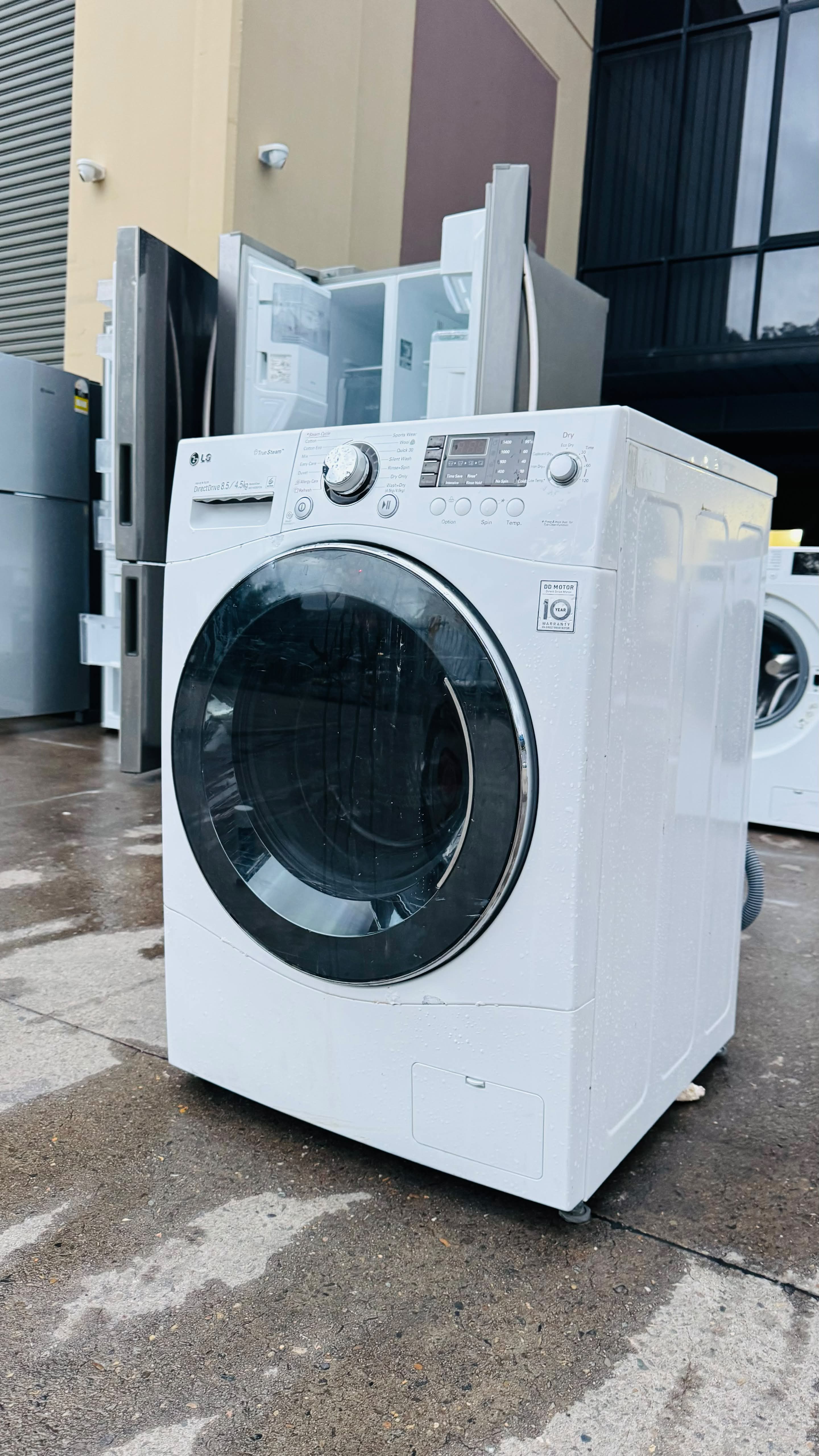 LG 8.5KGS FRONT LOADER WASHING MACHINE