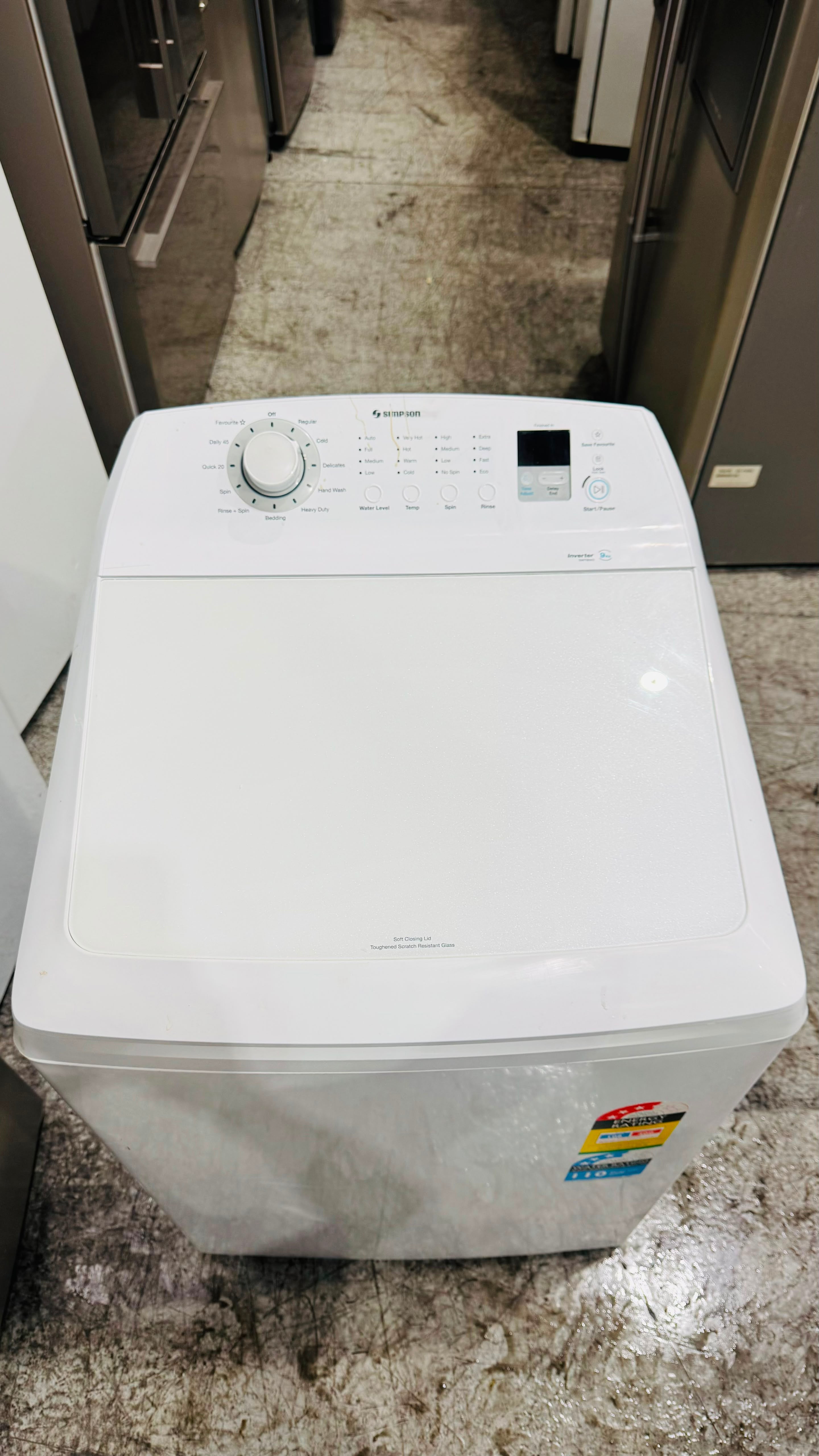 SIMPSON 9KGS TOP LOADER WASHING MACHINE