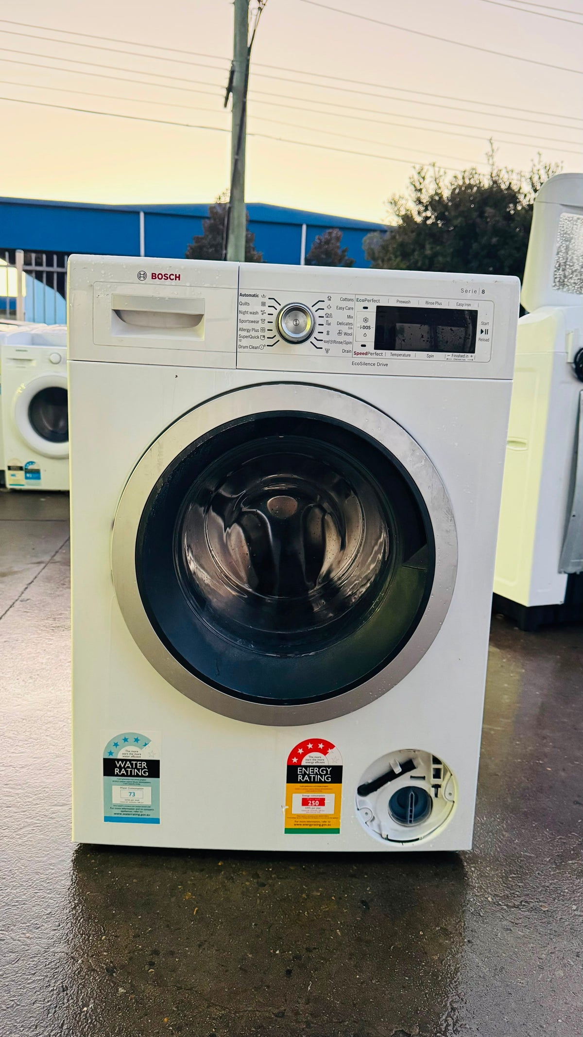 BOSCH 8.5KGS FRONT LOADER WASHING MACHINE