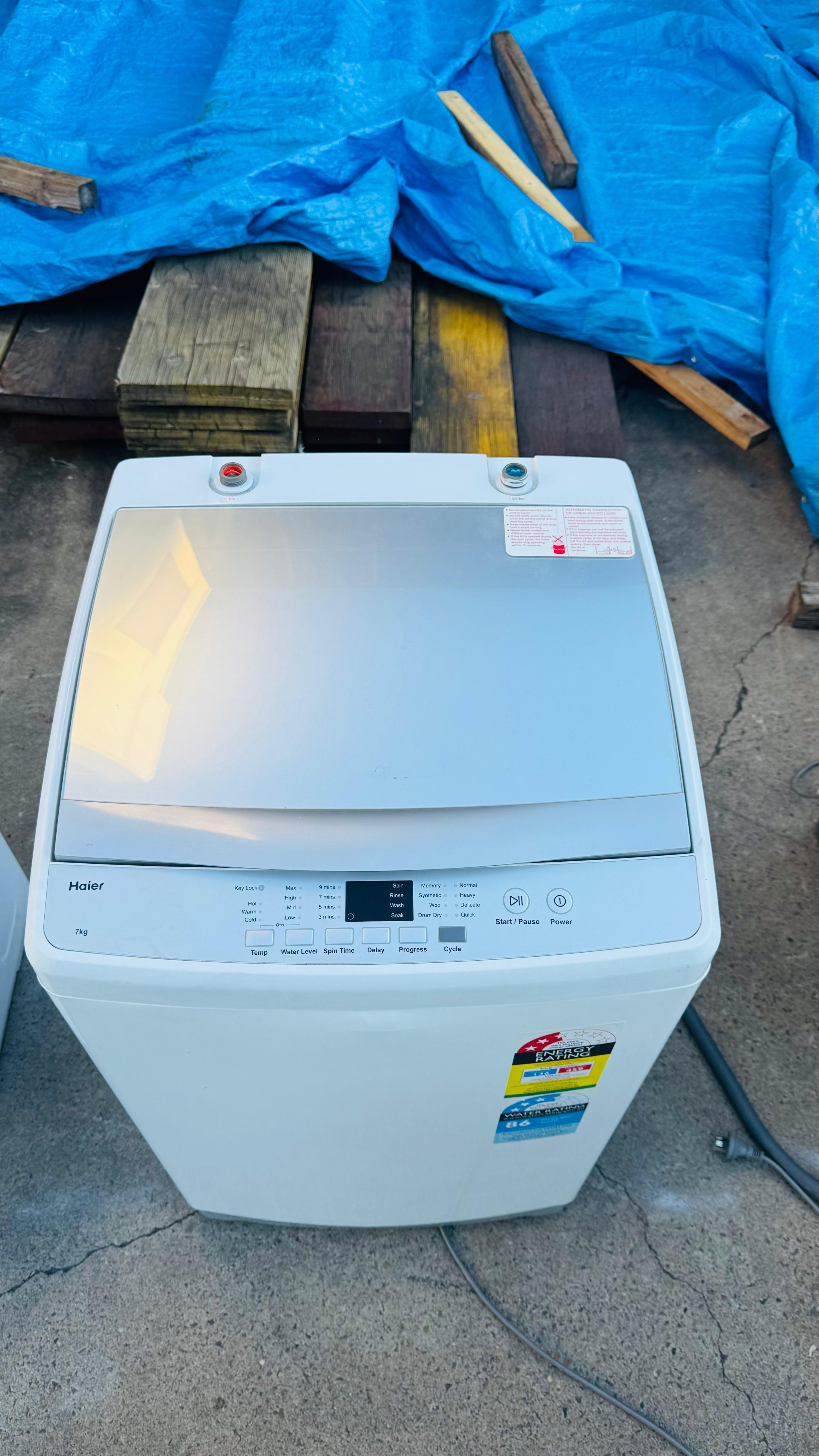 HAIER 7 KGS TOP LOADER WASHING MACHINE