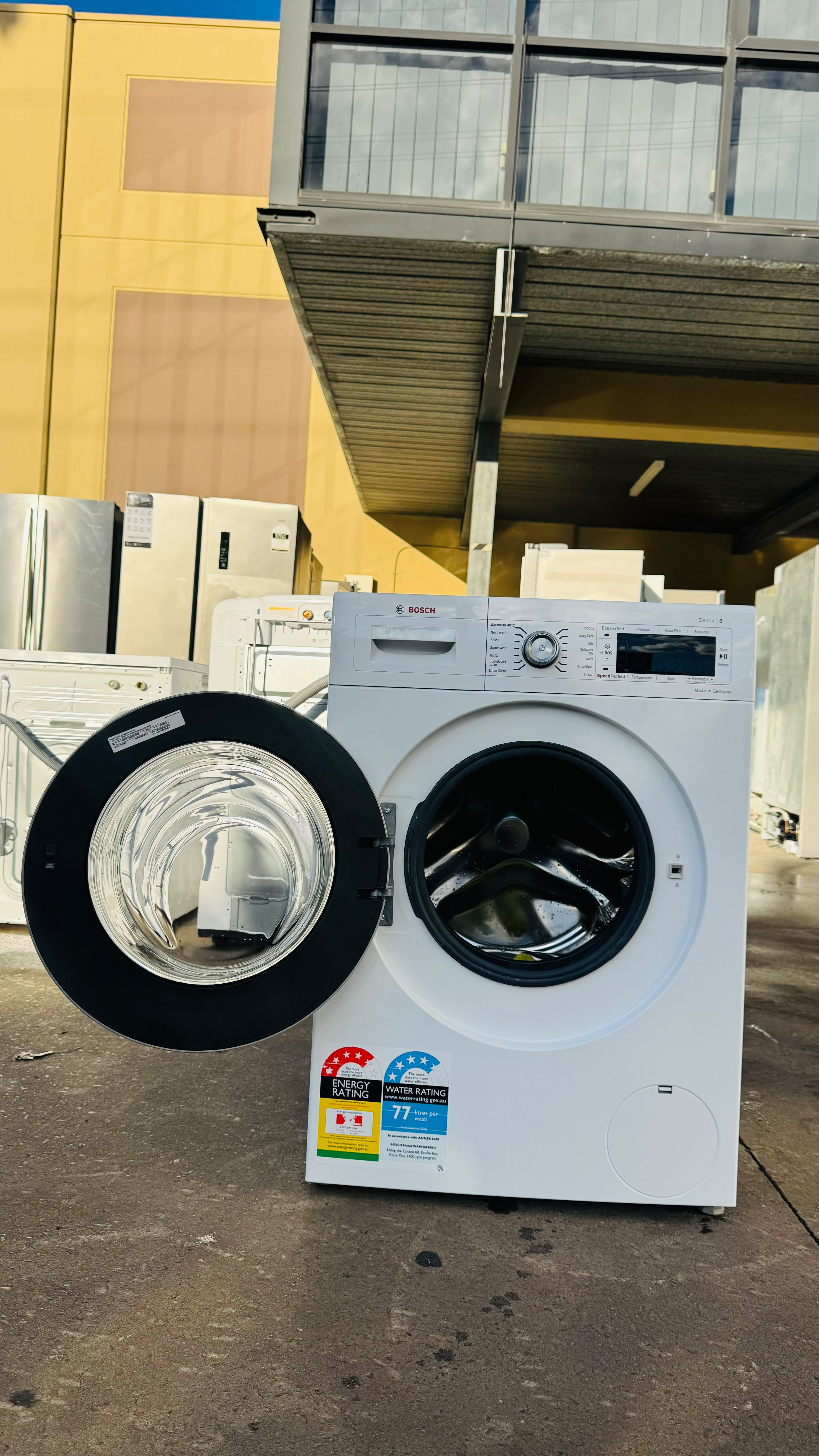 BOSCH 9KGS FRONT LOADER WASHING MACHINE