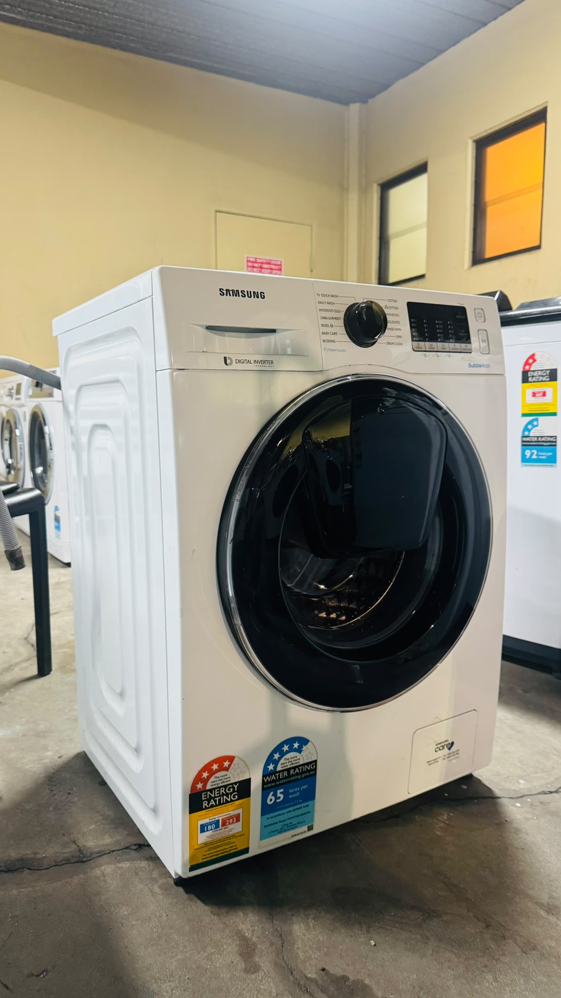 SAMSUNG 7.5KGS FRONT LOADER WASHING MACHINE