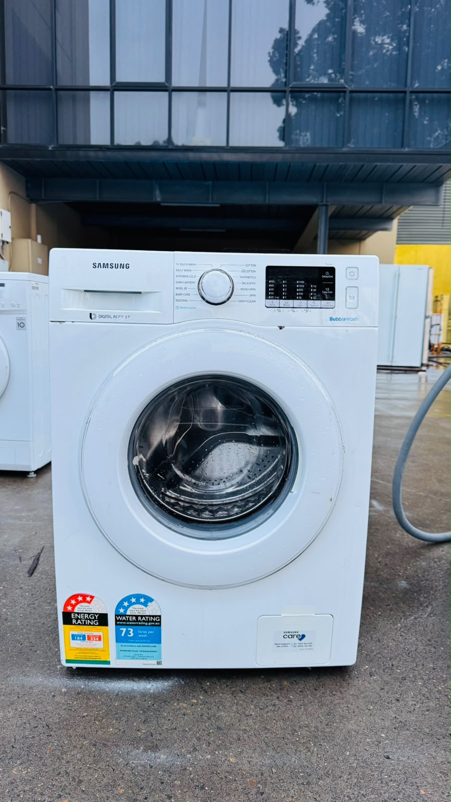 SAMSUNG 8.5KGS FRONT LOADER WASHING MACHINE