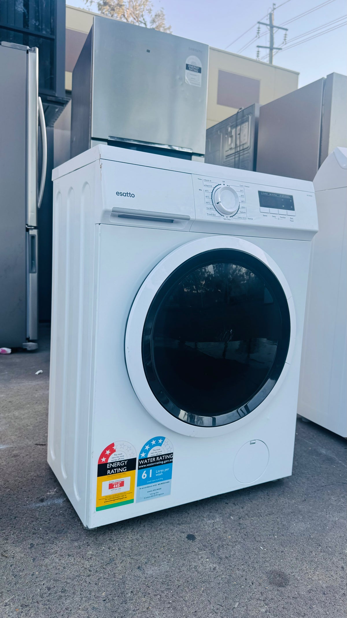 ESATTO 6KGS FRONT LOADER WASHING MACHINE