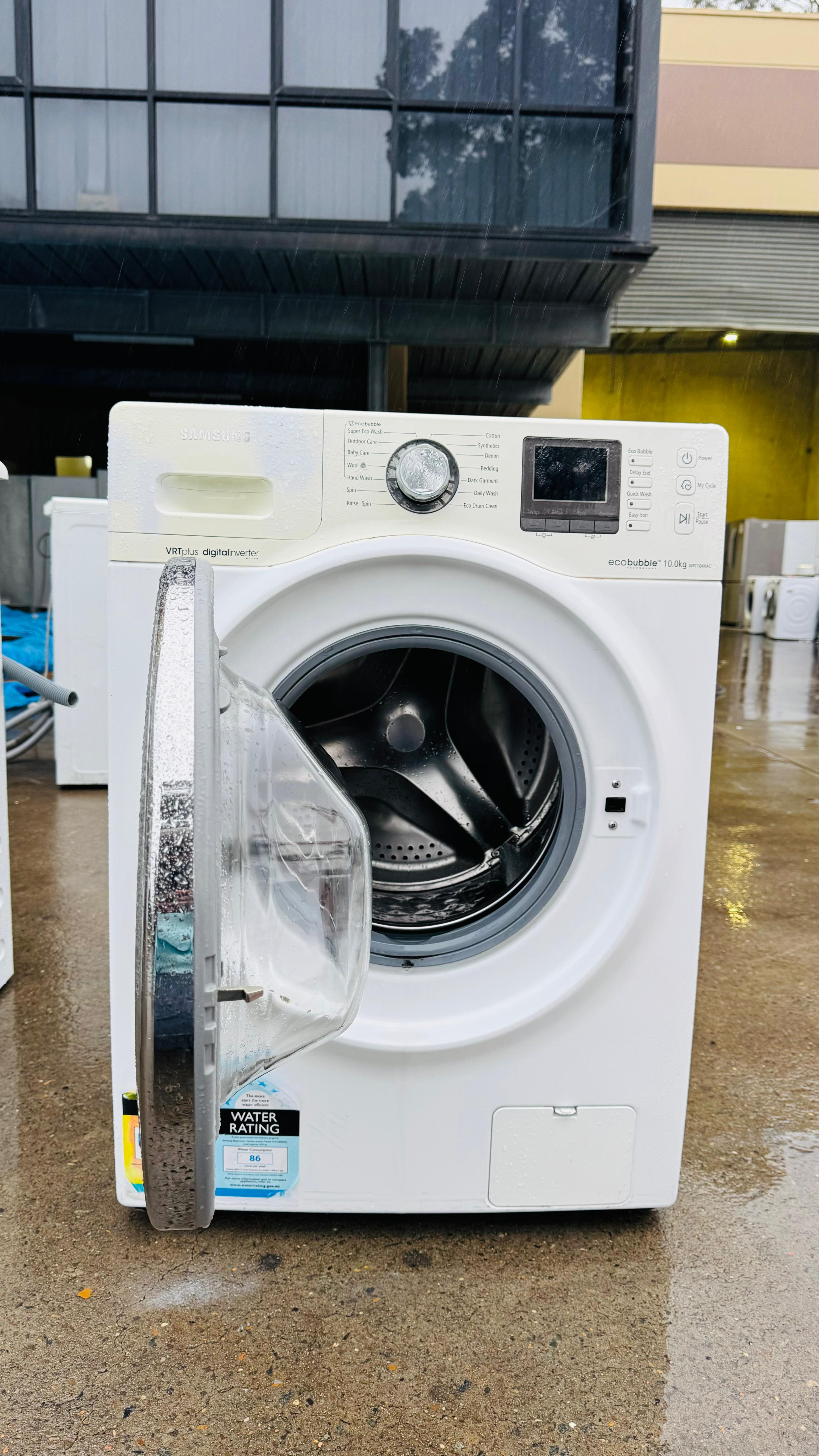 SAMSUNG 10KGS FRONT LOADER WASHING MACHINE