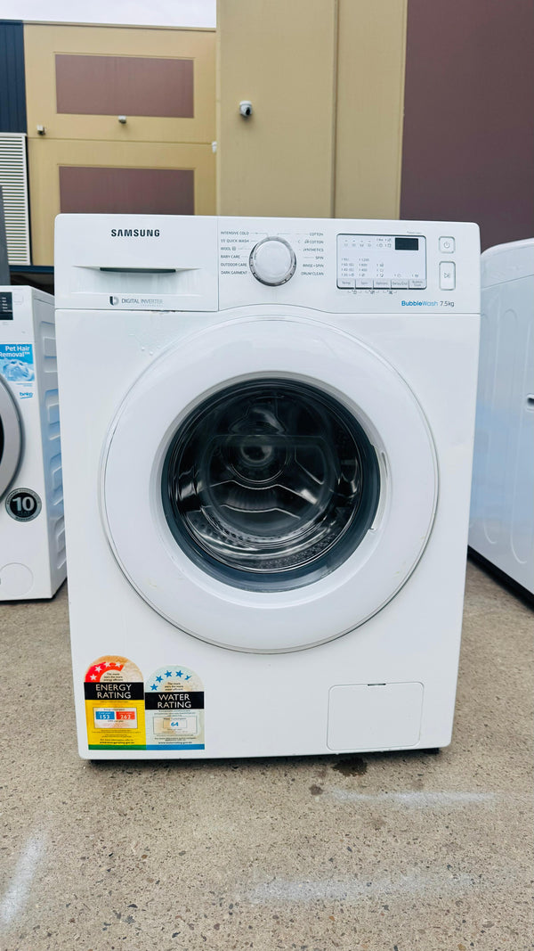 SAMSUNG 7.5KGS FRONT LOADER WASHING MACHINE