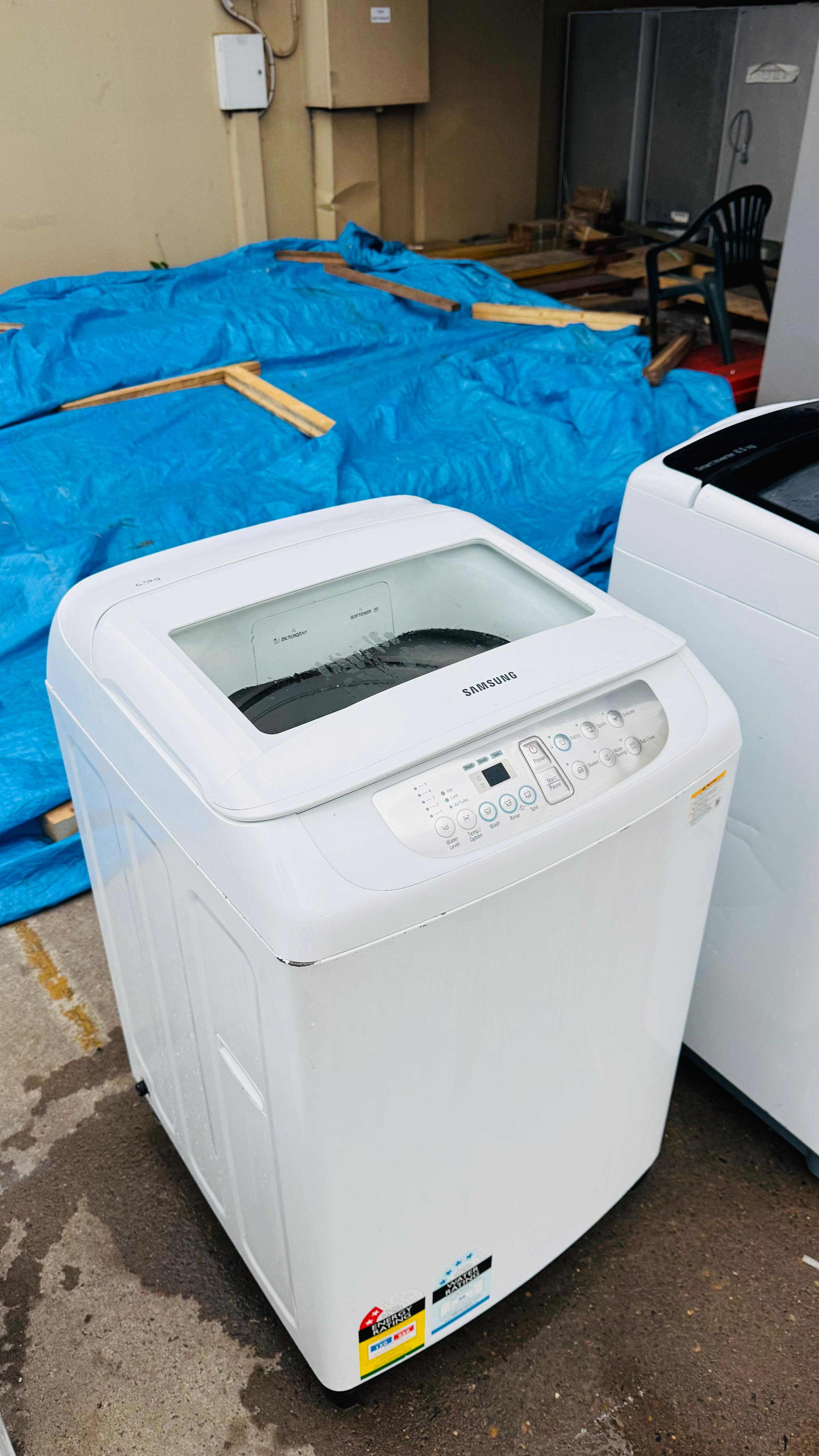 SAMSUNG 6.5KGS TOP LOADER WASHING MACHINE