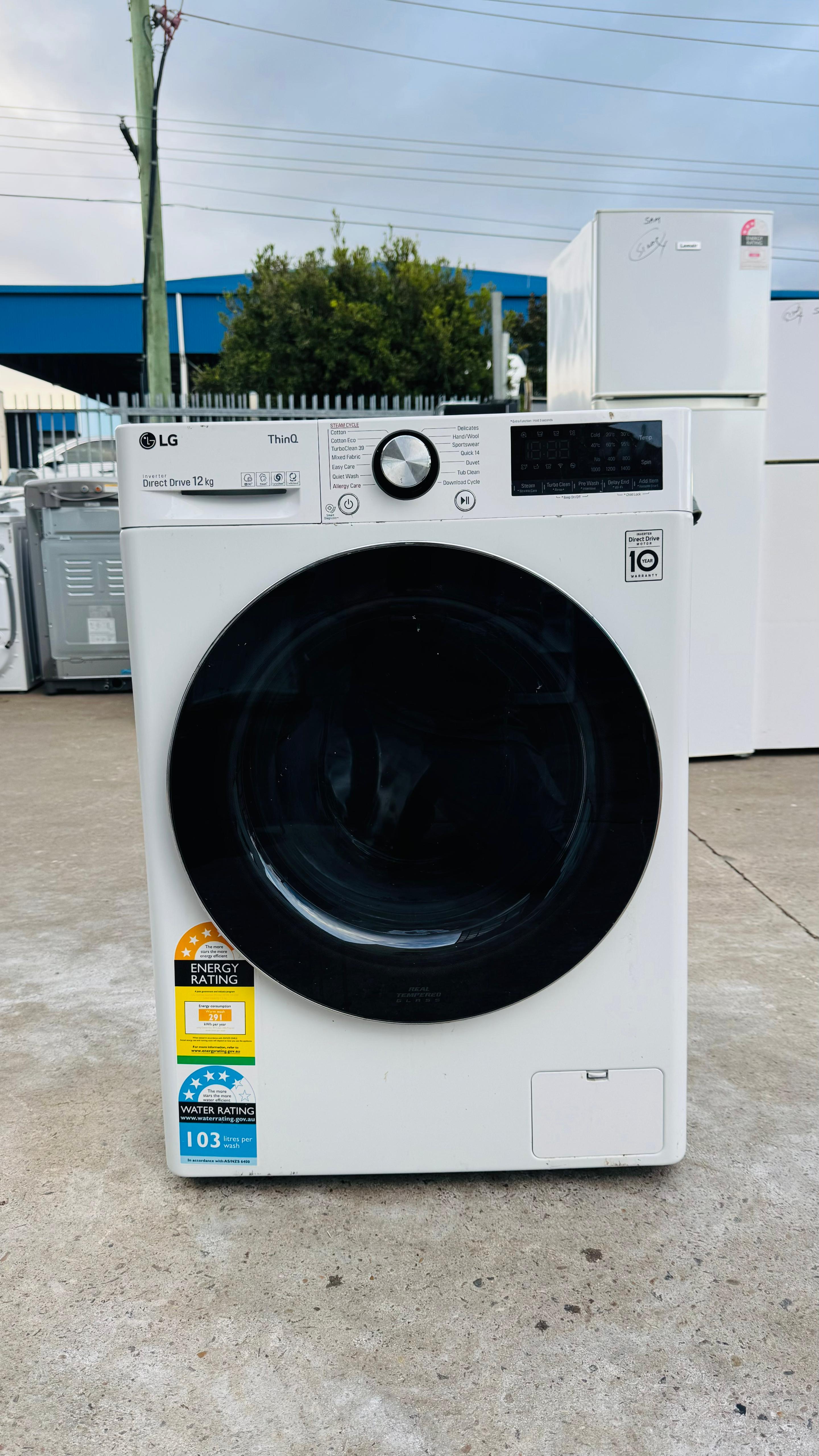 LG 12KGS FRONT LOADER WASHING MACHINE