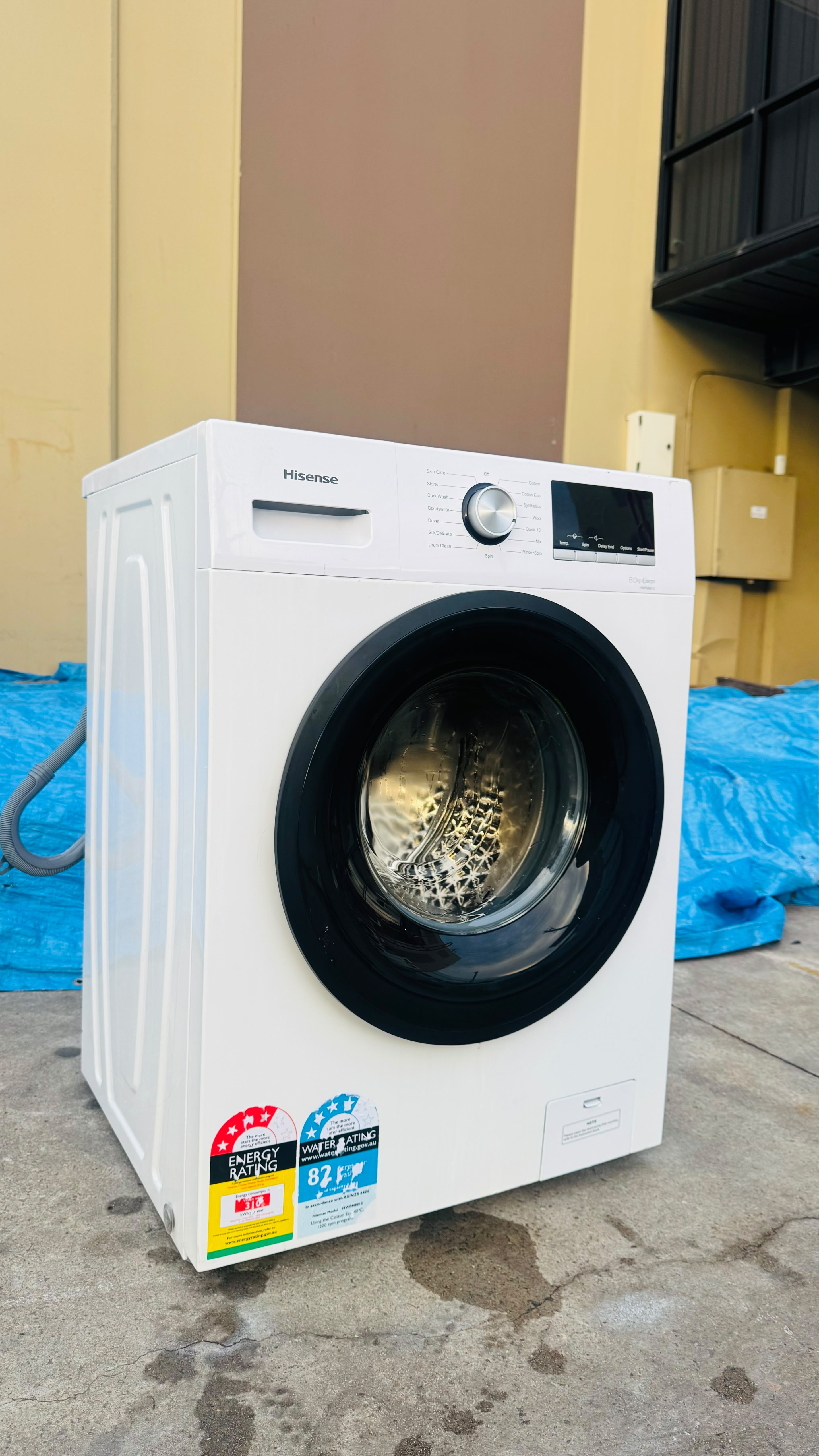 HISENSE 8KGS FRONT LOADER WASHING MACHINE