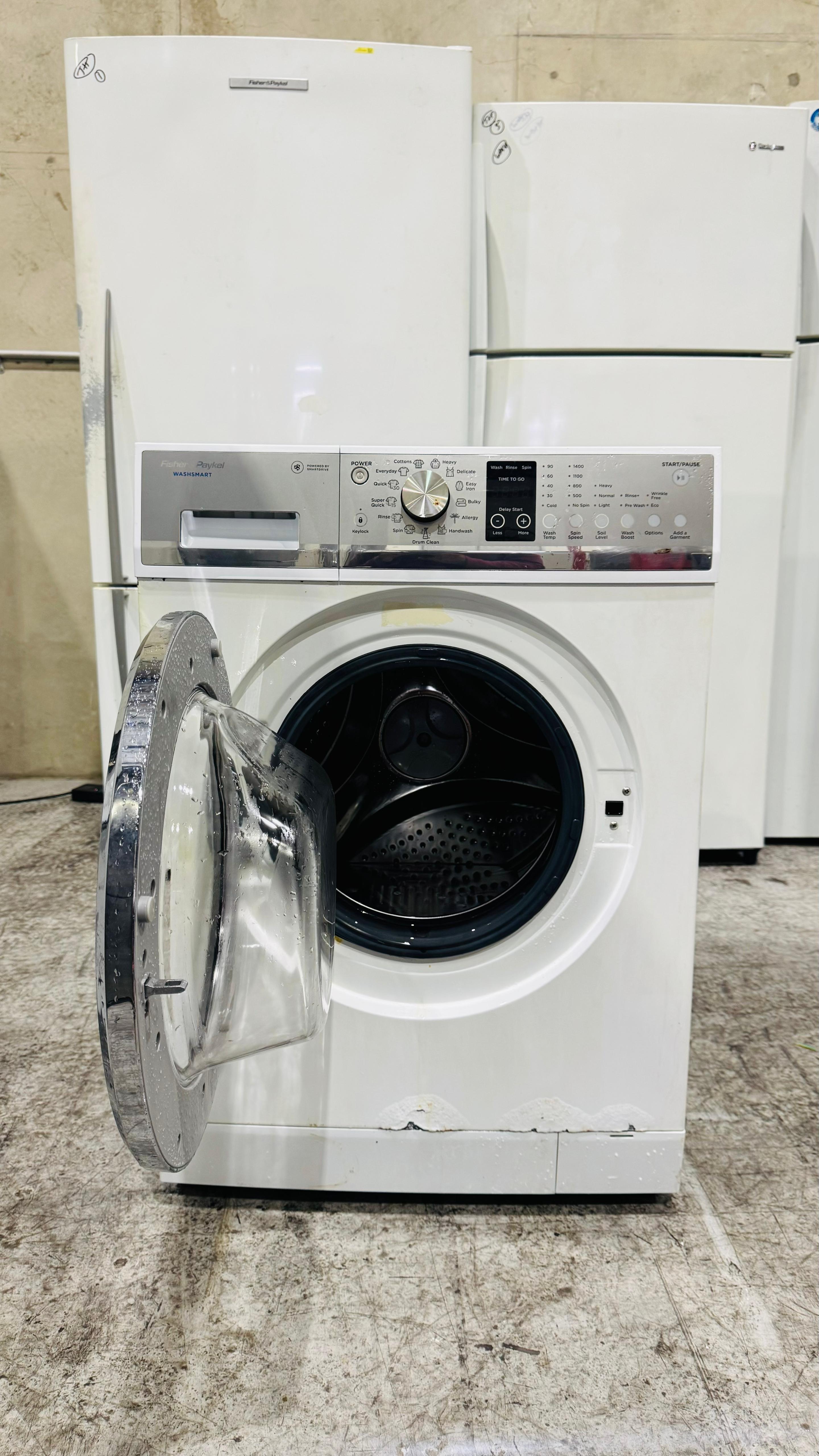FISHER AND PAYKEL 7.5 KGS FRONT LOADER WASHING MACHINE