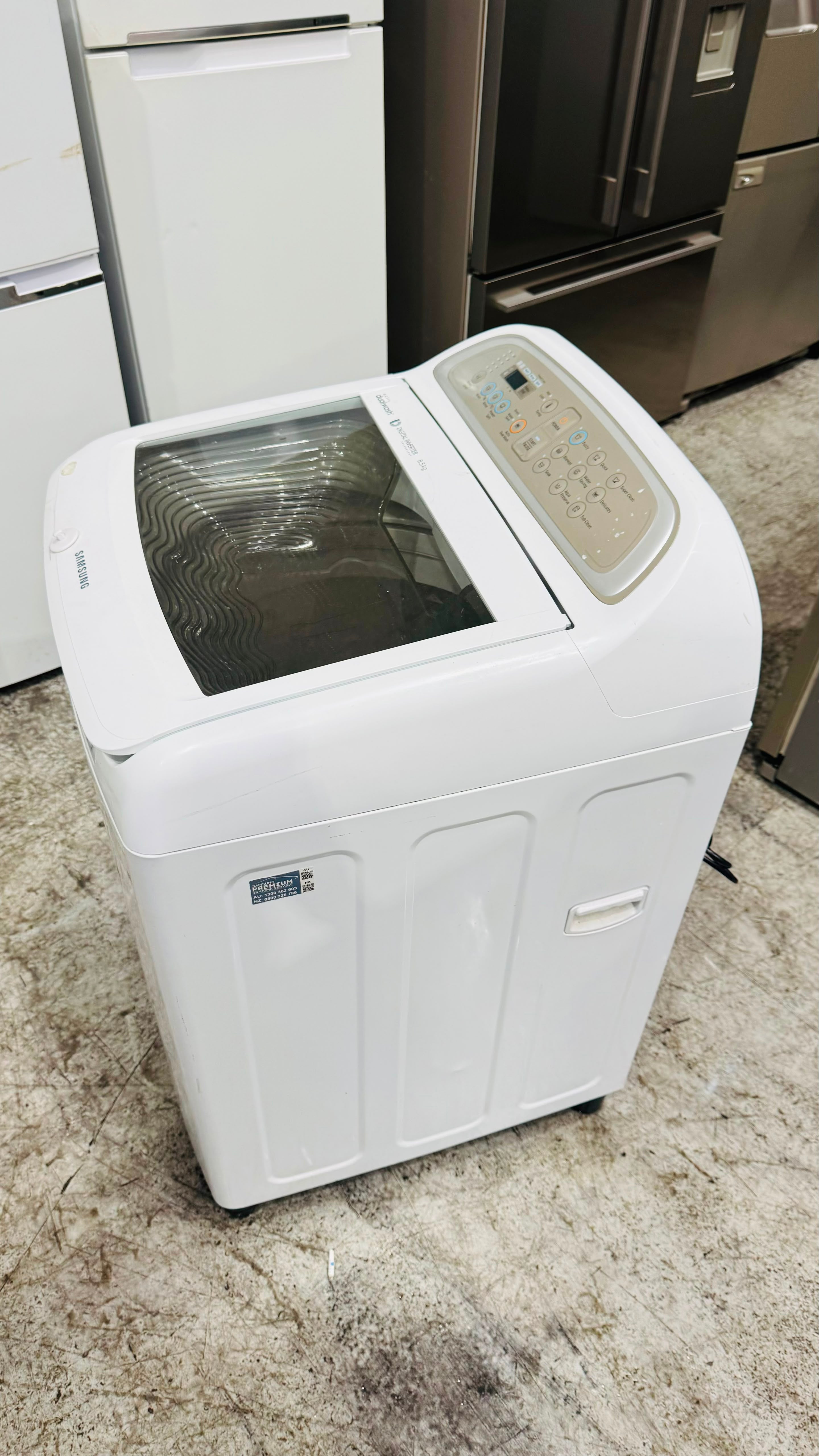 SAMSUNG 8.5KGS TOP LOADER WASHING MACHINE
