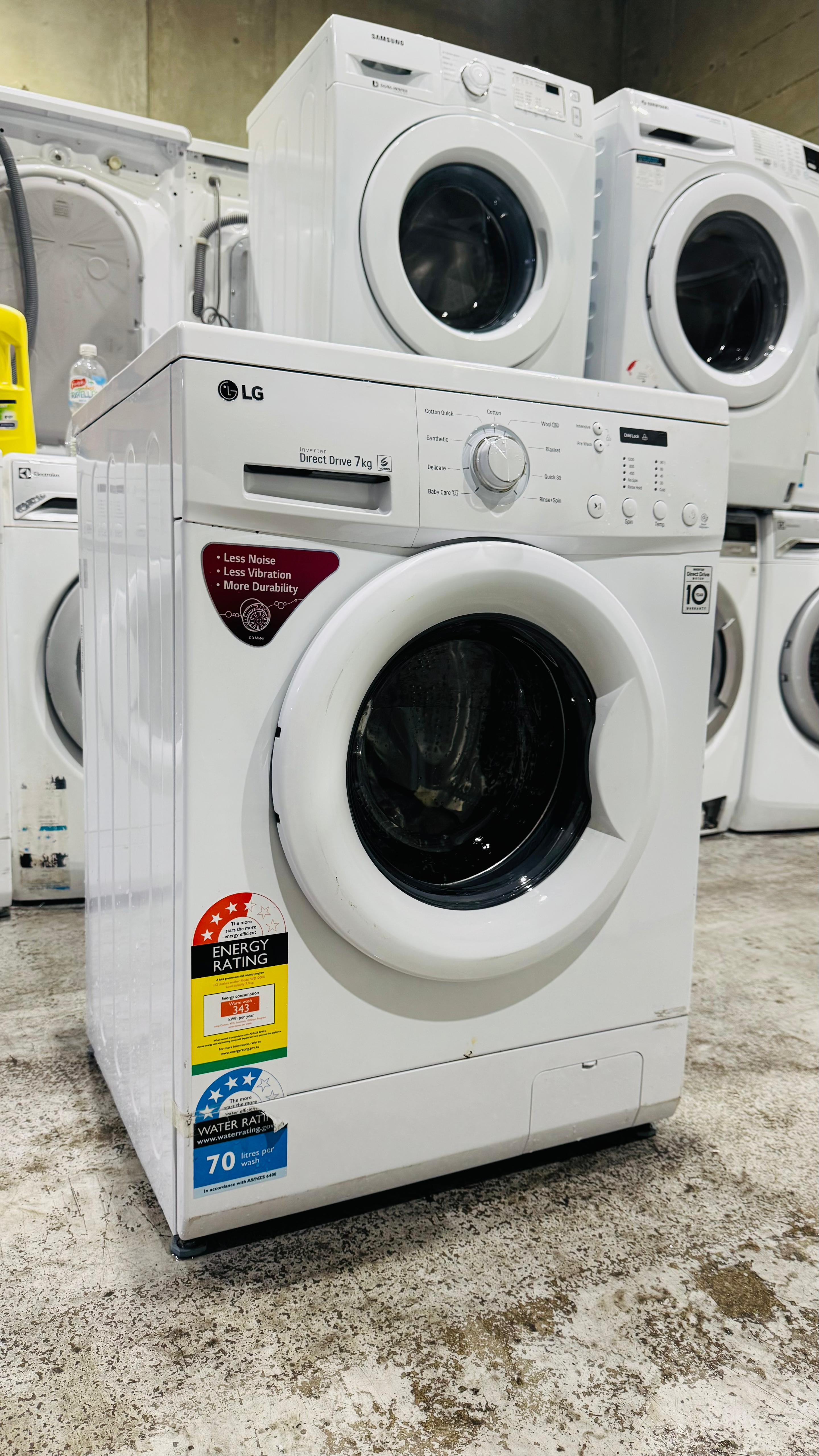 LG 7 KGS FRONT LOADER WASHING MACHINE